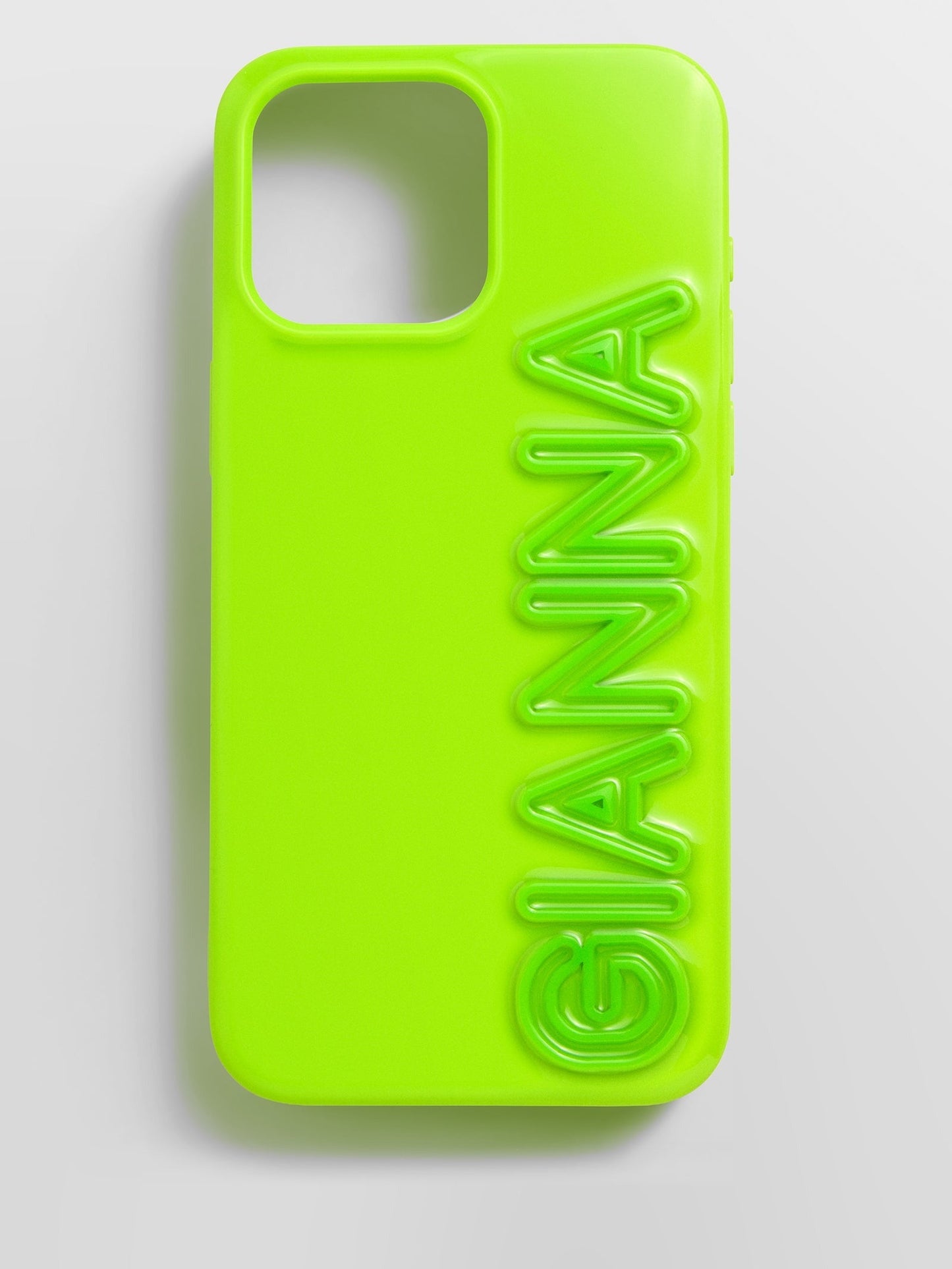 Fine Line Custom iPhone Case - Lime Green/Lime Green