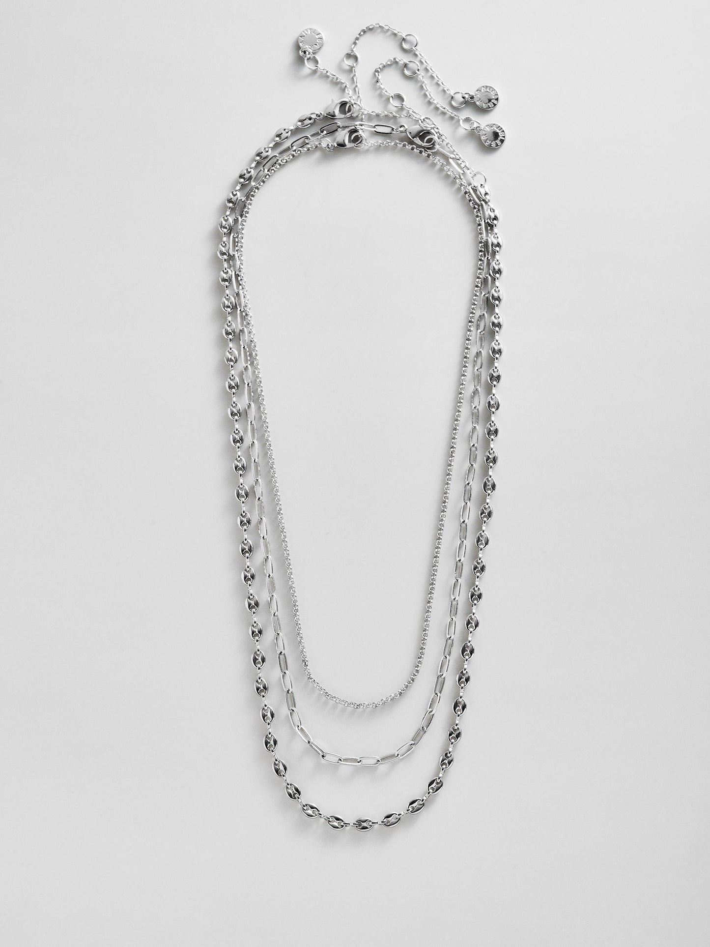 Taylor Waterproof Necklace Set - Silver