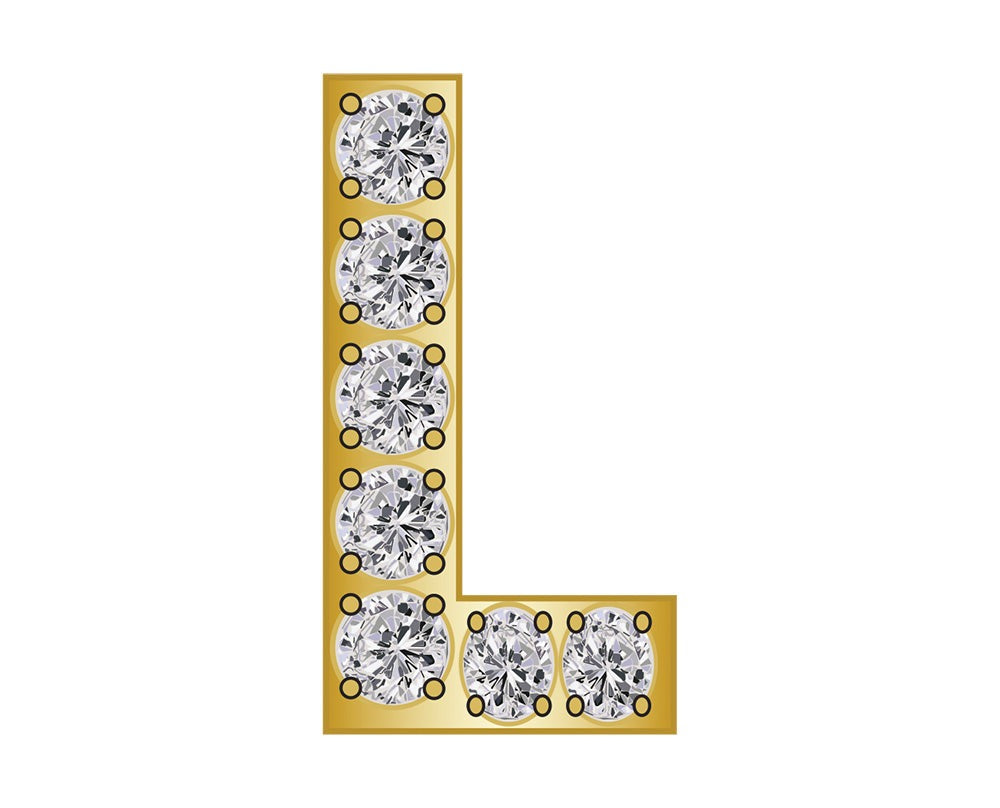 Mini L - Clear/Gold