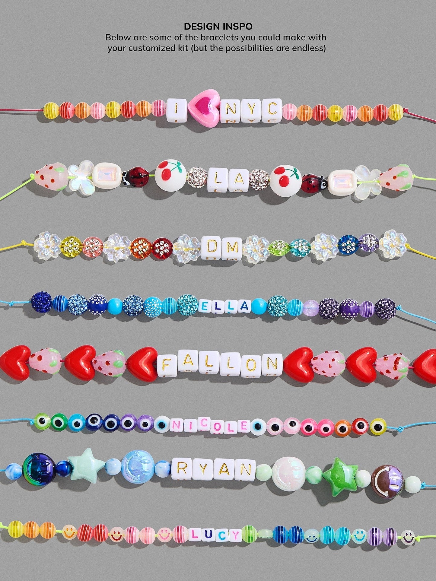 The Ultimate Custom Bead Kit - Custom Bracelet Bead Kit