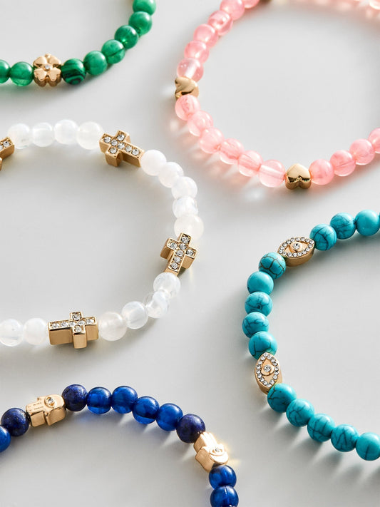 Peace of Mind Semi-Precious Bracelet - Cross