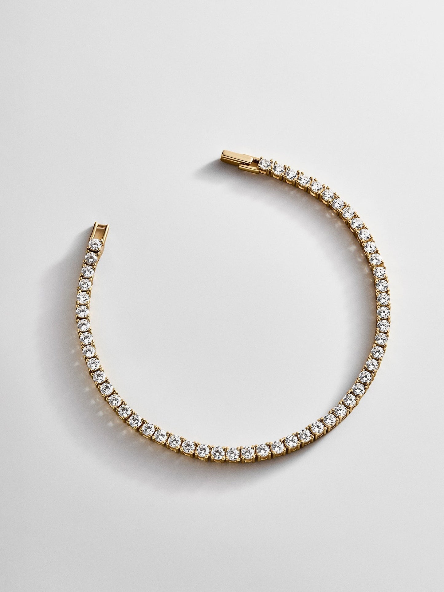 Billie 18K Gold Tennis Bracelet - 18K Gold Plated Sterling Silver