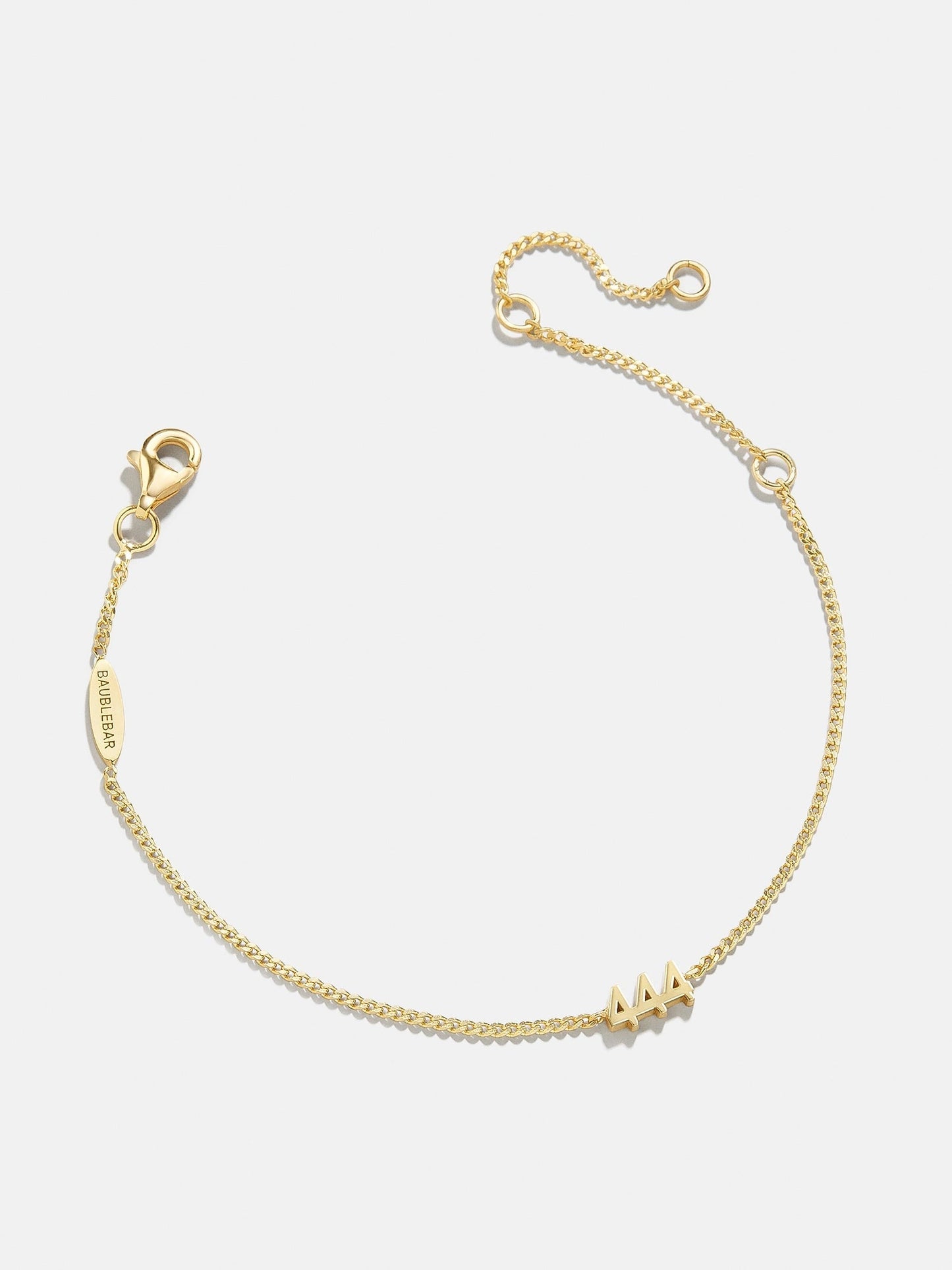 14K Gold Custom Angel Number Bracelet