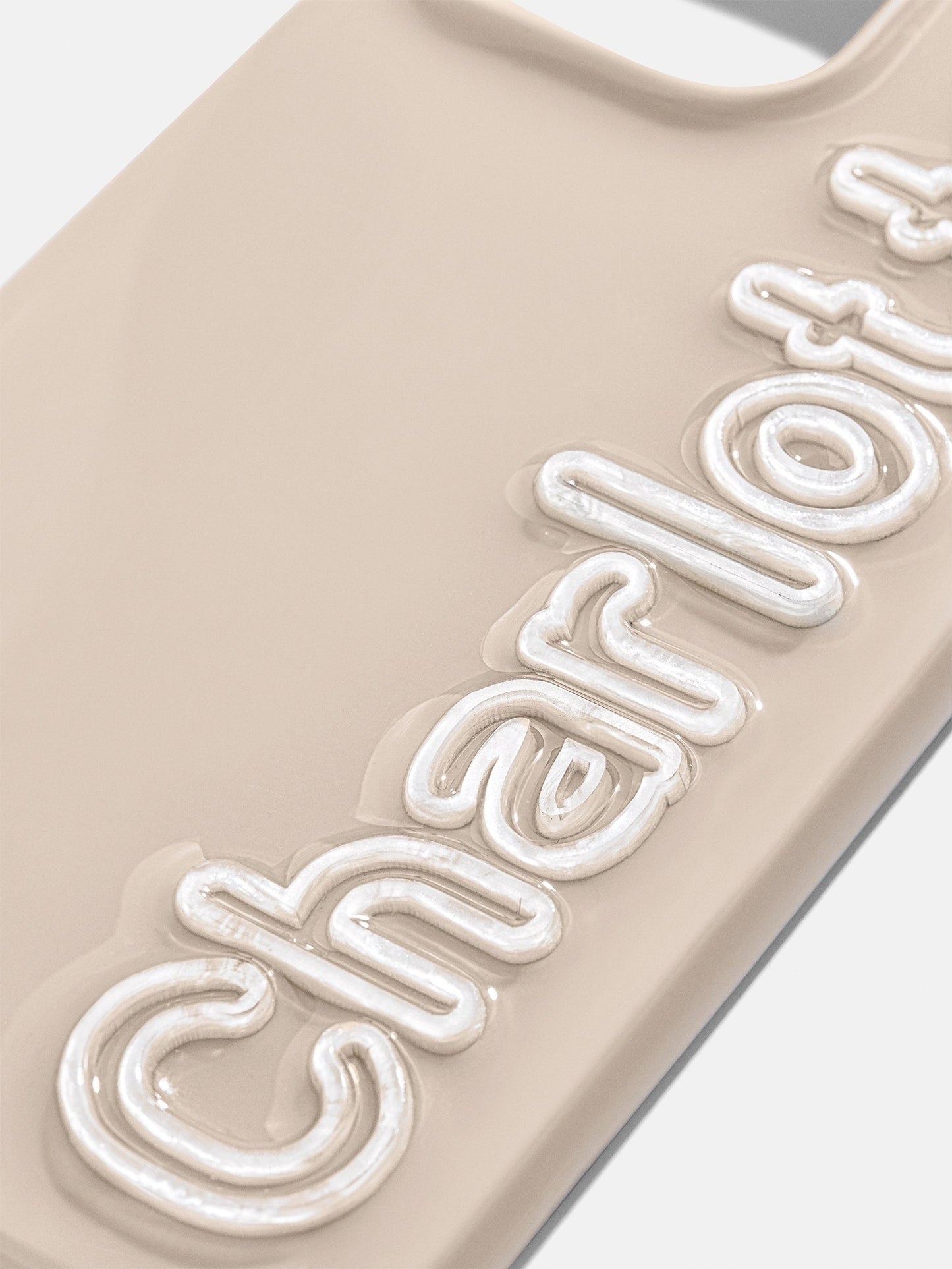 All the Beige Custom iPhone Case - Beige/Pearl