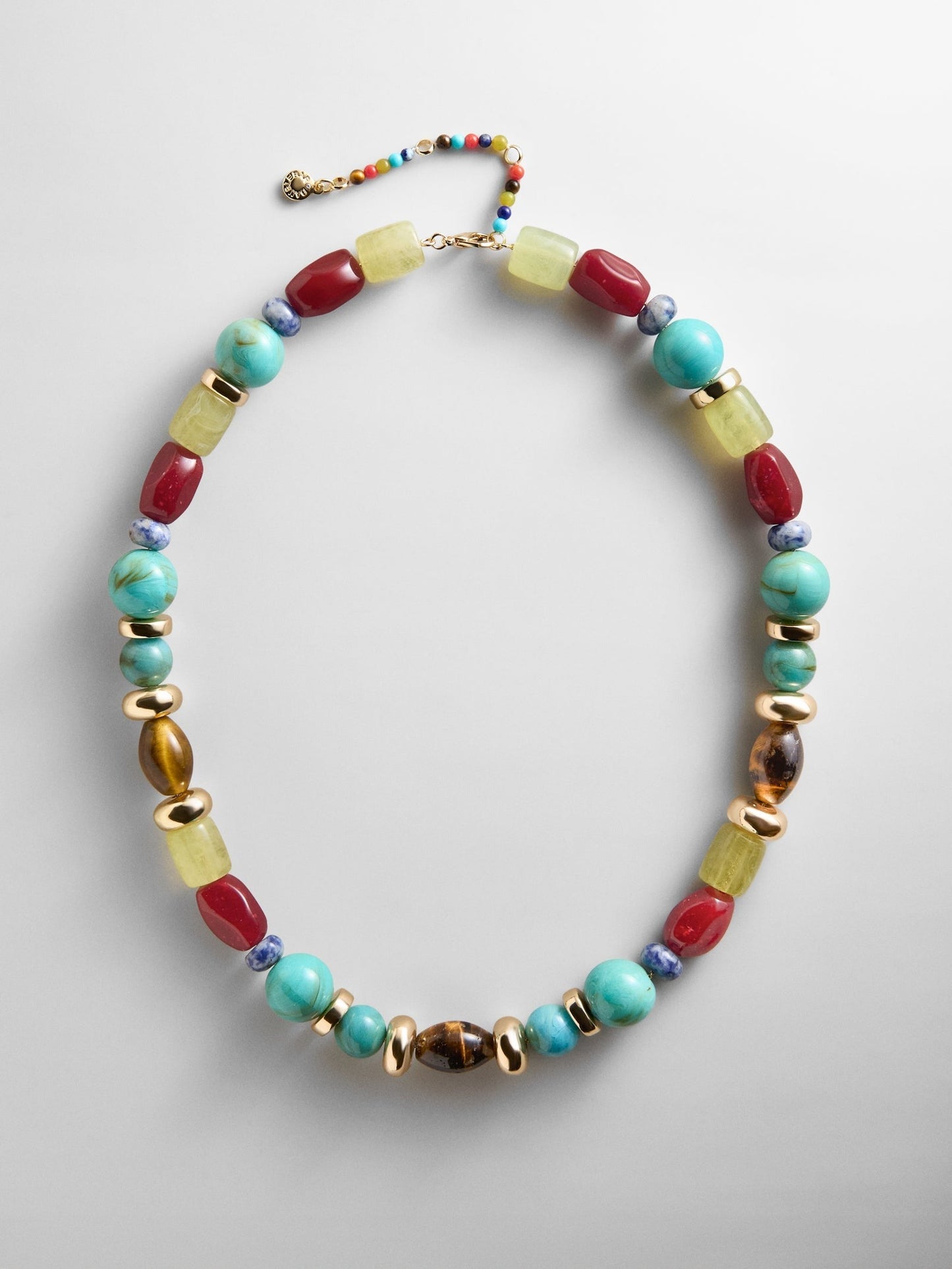 Justine Semi-Precious Beaded Necklace - Multi
