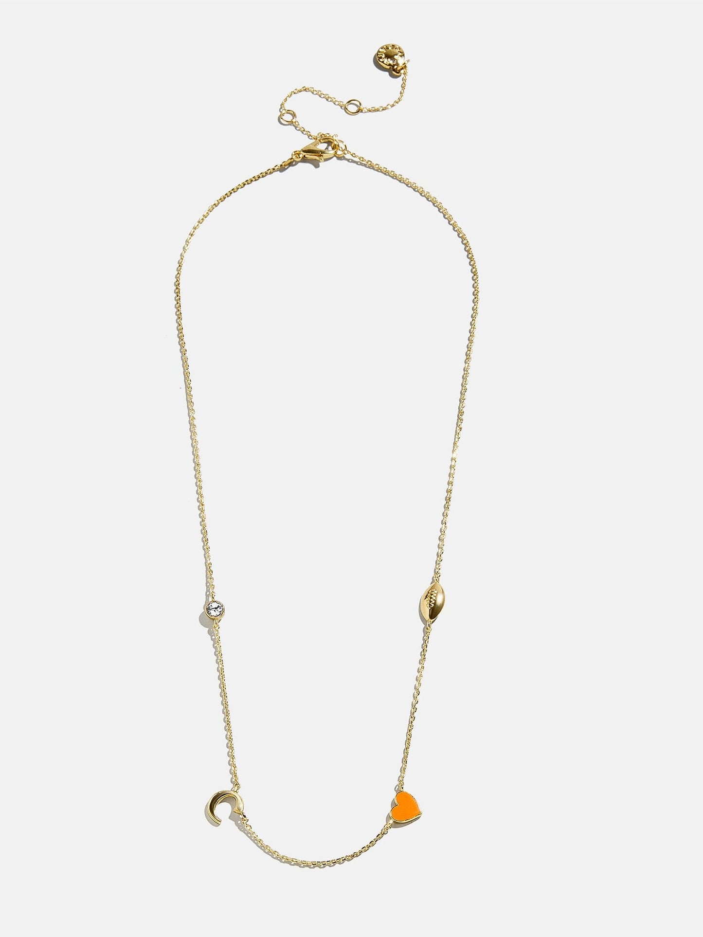 Clemson University Spaced Charm Necklace - Clemson University