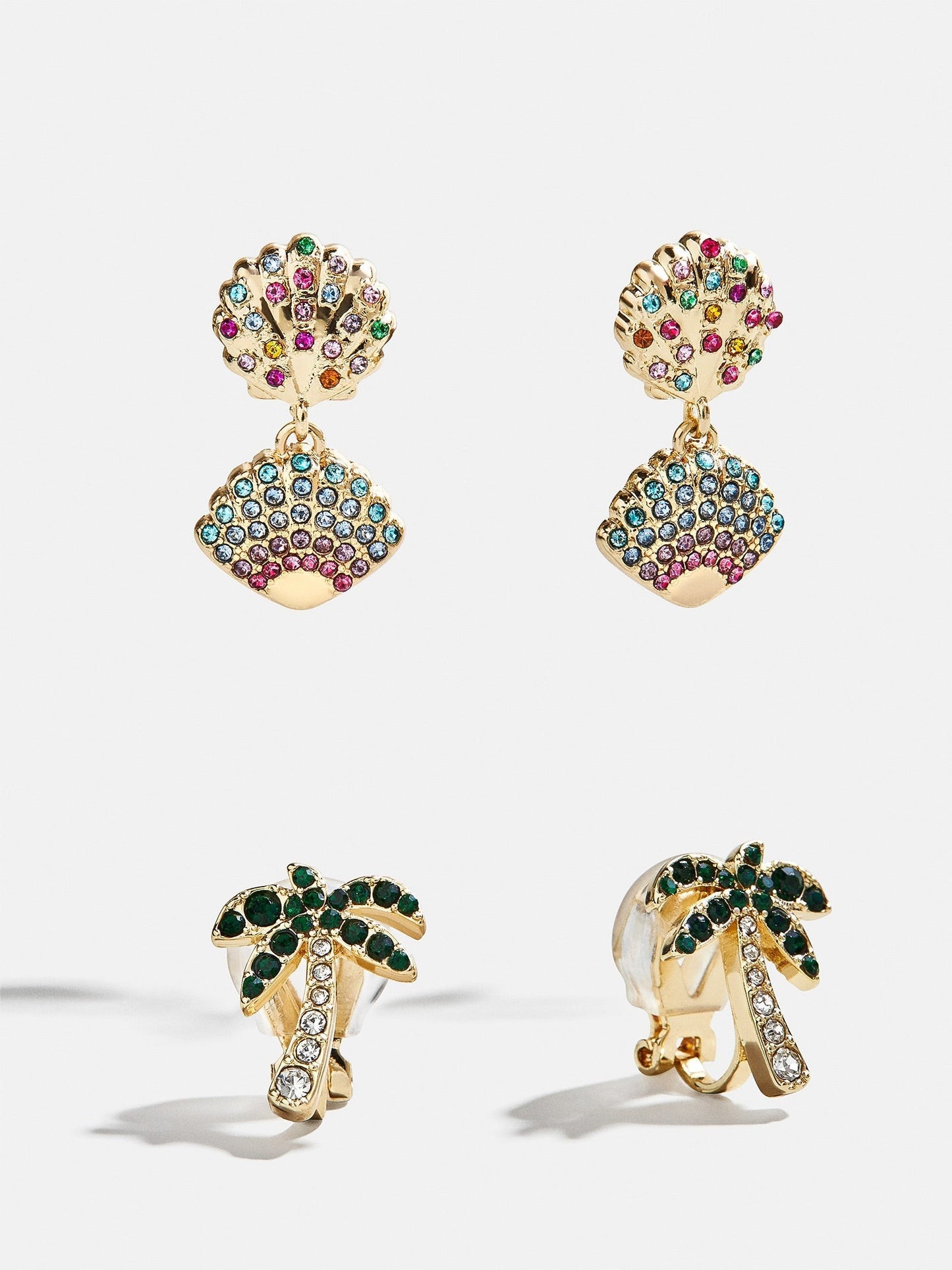 Island Time Kids’ Earring Set - Seashell