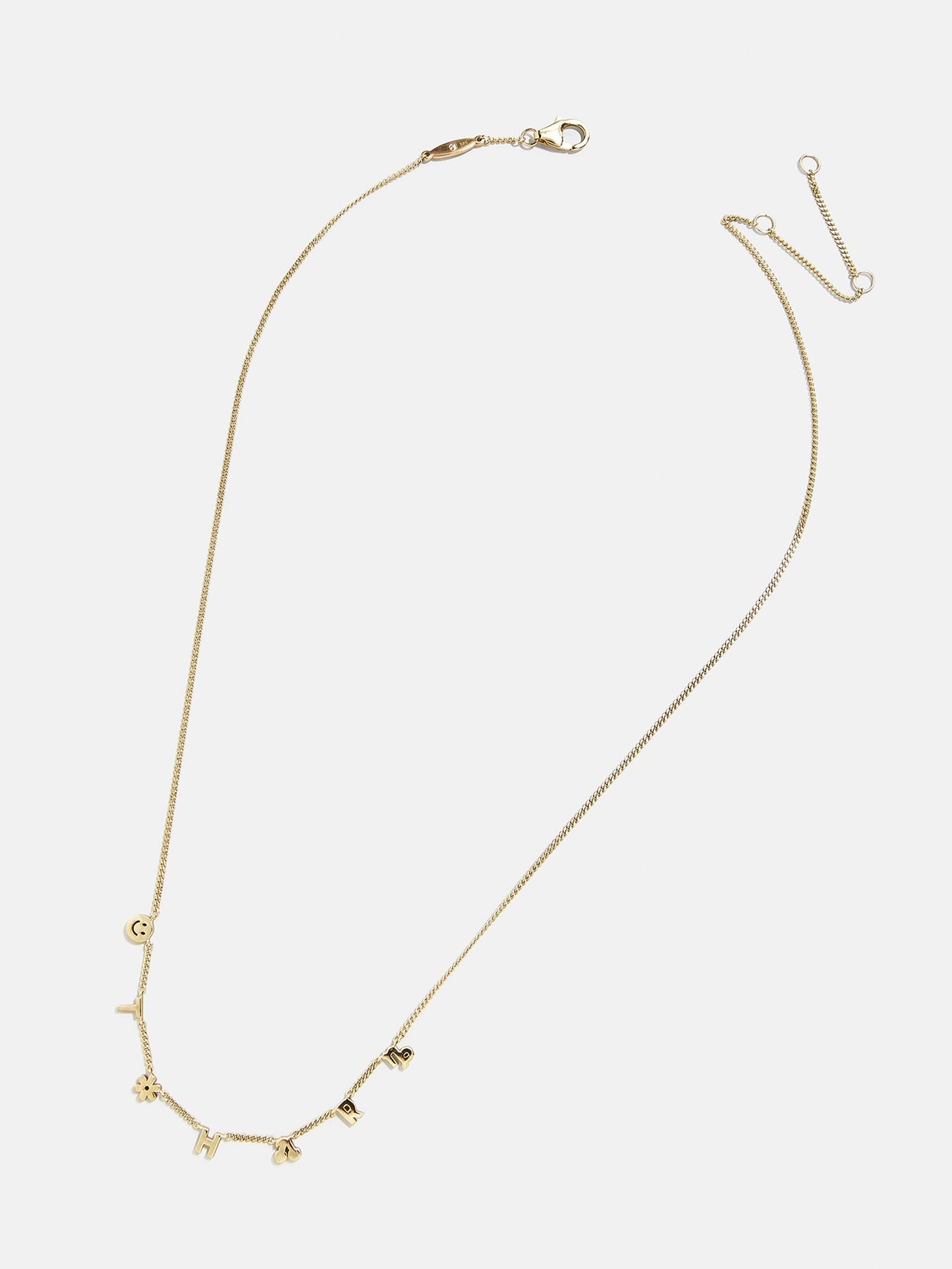 Mini 14K Gold Custom Icon Necklace - 14K Gold