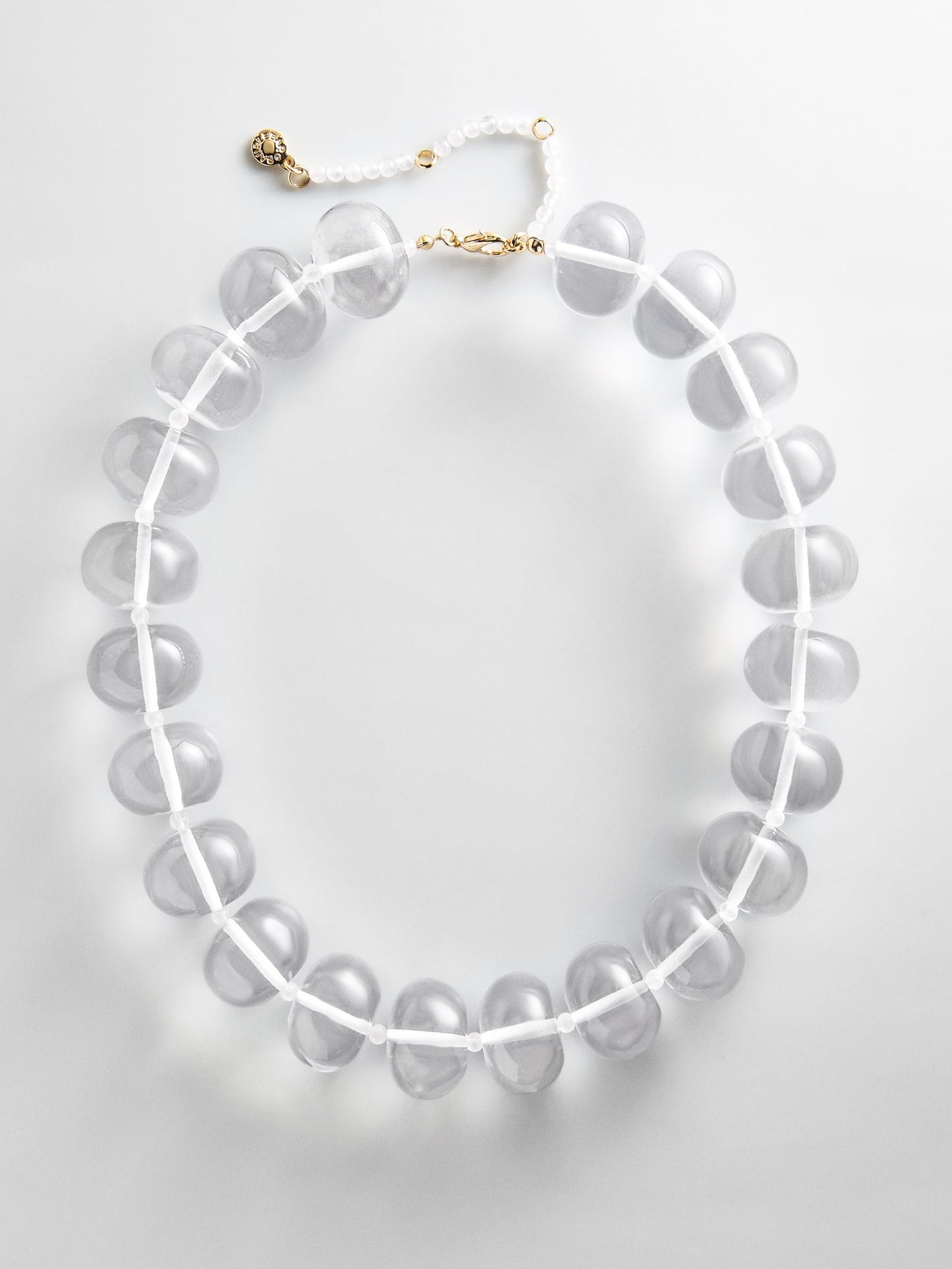 Joan Semi-Precious Necklace - Clear Quartz