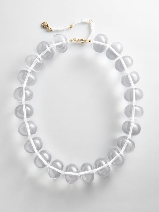 Joan Semi-Precious Necklace - Clear Quartz