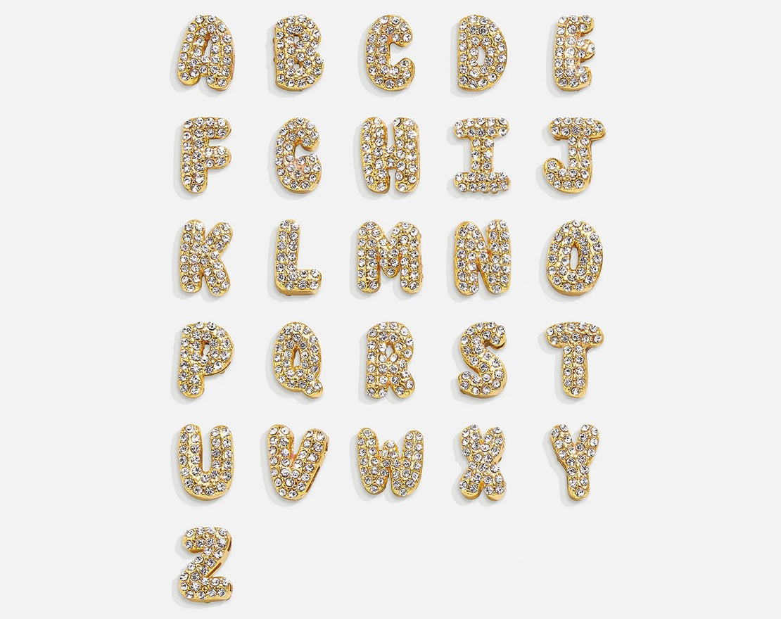 Bubble Letter Custom Necklace - Small Bubble Letter