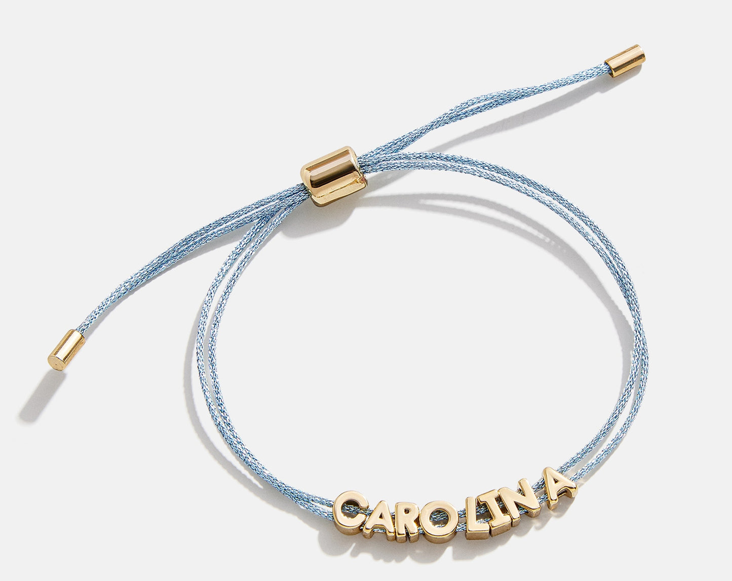 Custom Cord Bracelet - Light Blue