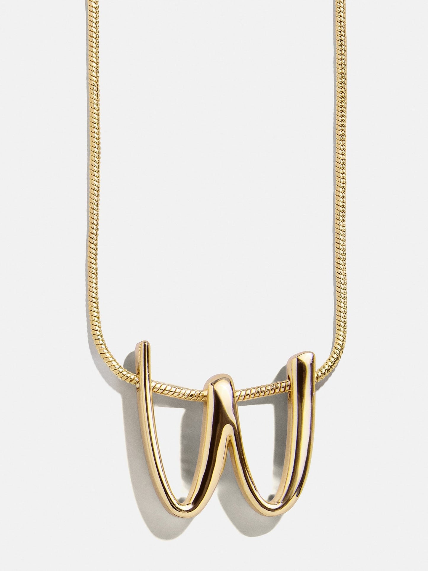 Classic Script Initial Necklace - Classic Script