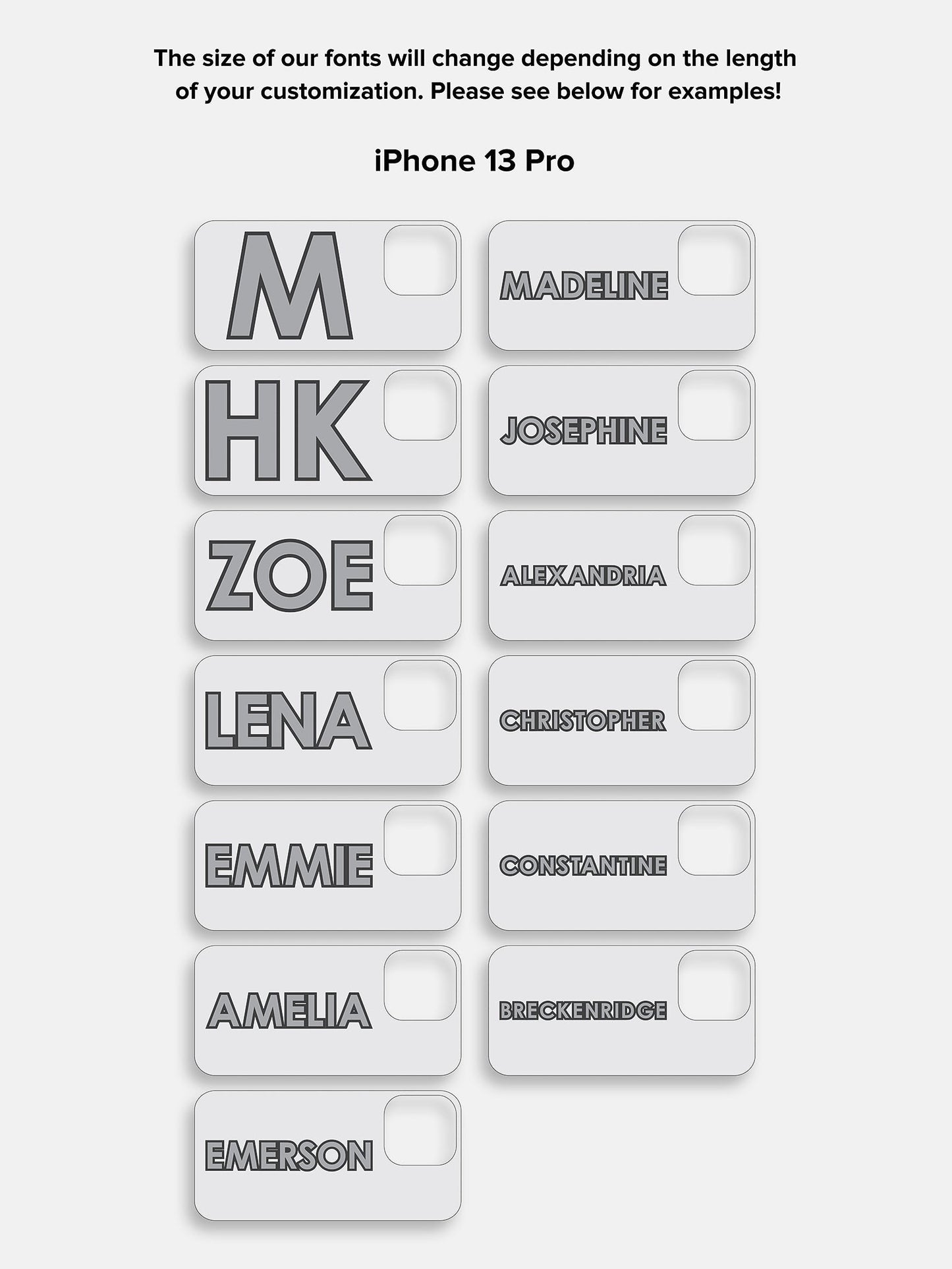 Block Font Custom iPhone Case - Green/Light Pink
