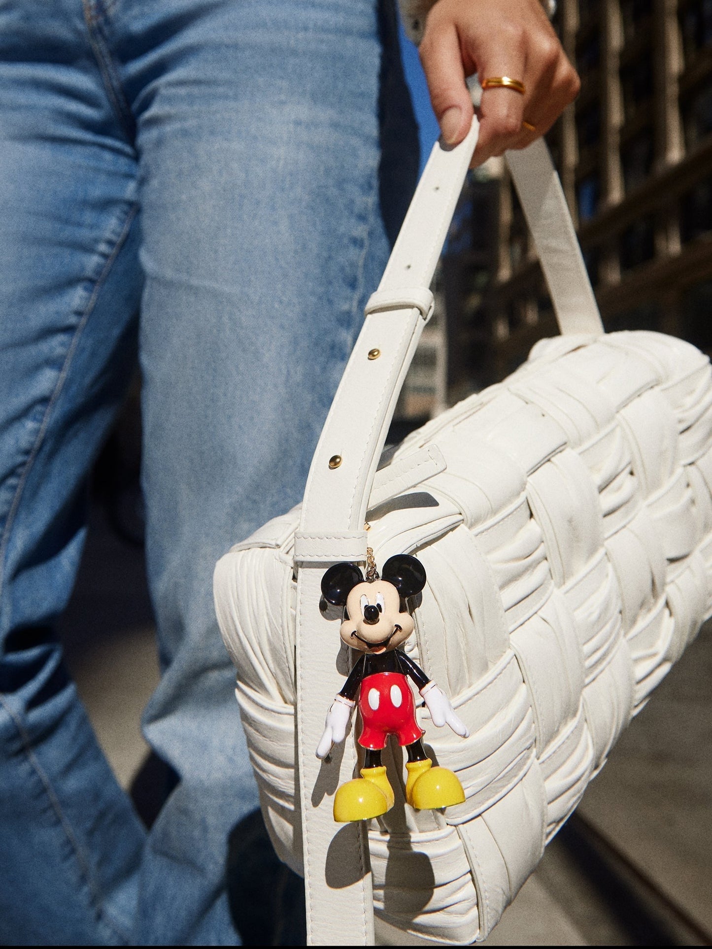 Disney Mickey Mouse Classic Enamel Bag Charm - Mickey Mouse