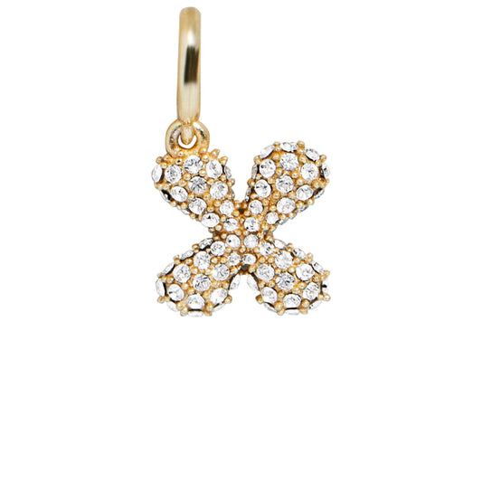 Pave Bubble Initial Cluster Charm - X
