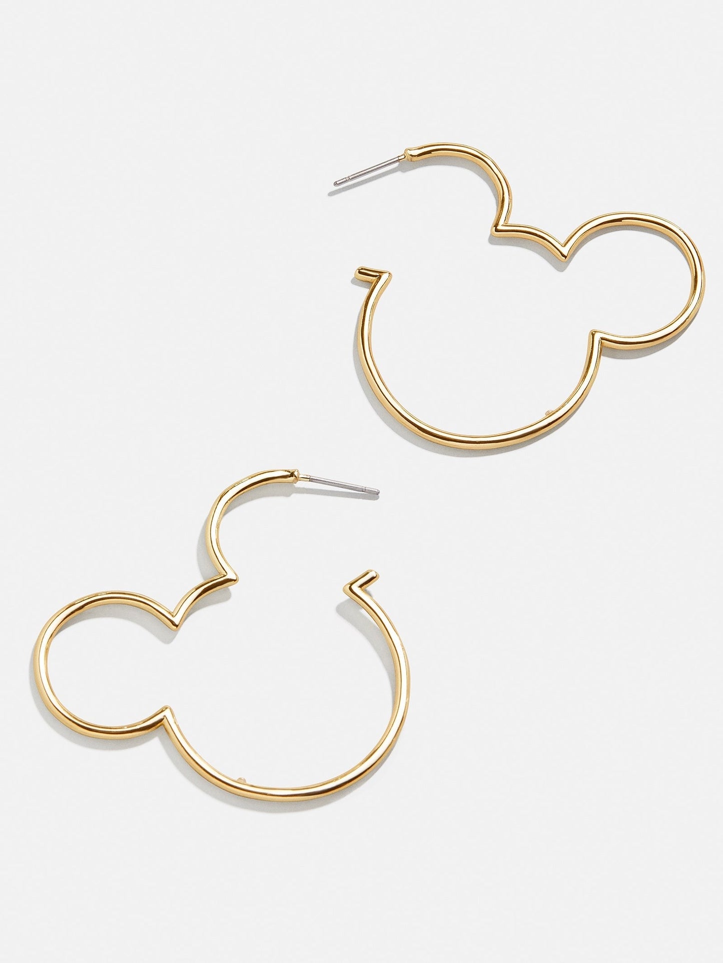 Mickey Mouse Disney Outline Hoop Earrings - Mickey Mouse