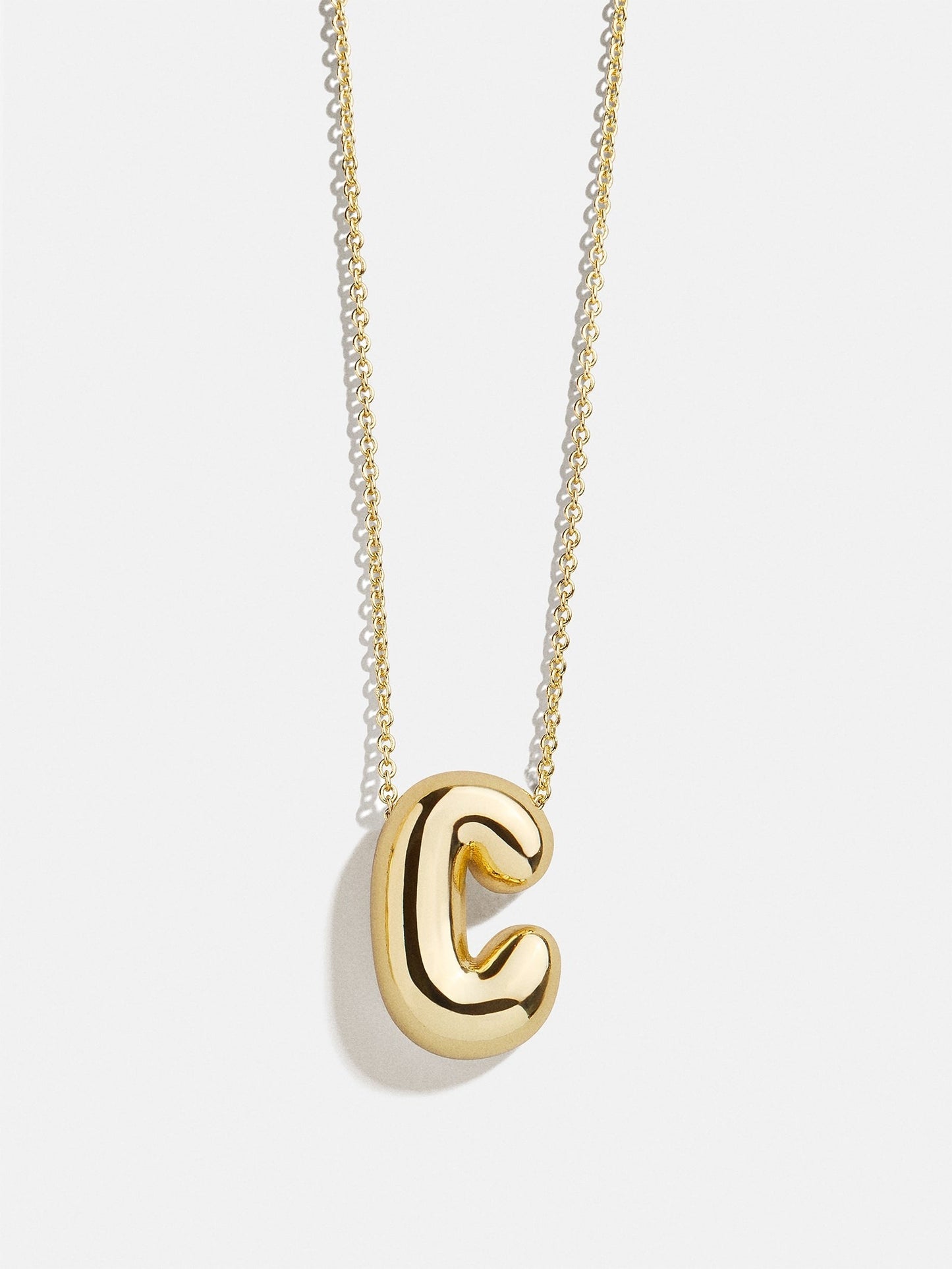 Kids' Bubble Initial Necklace - Gold