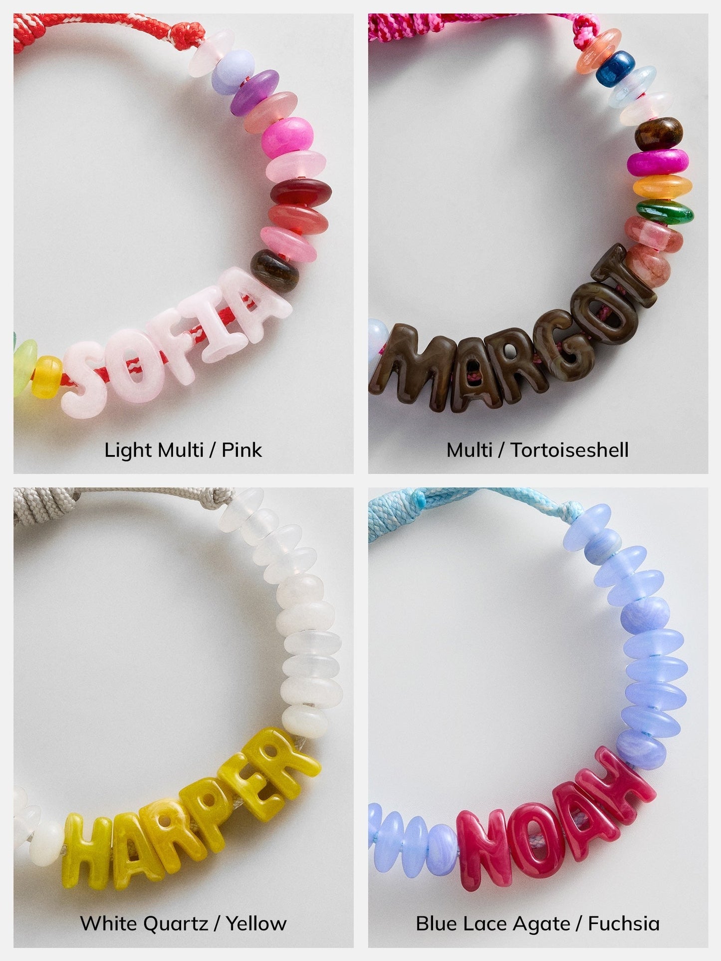 Wear Everywhere Waterproof Custom Bracelet - Light Multi/Pink