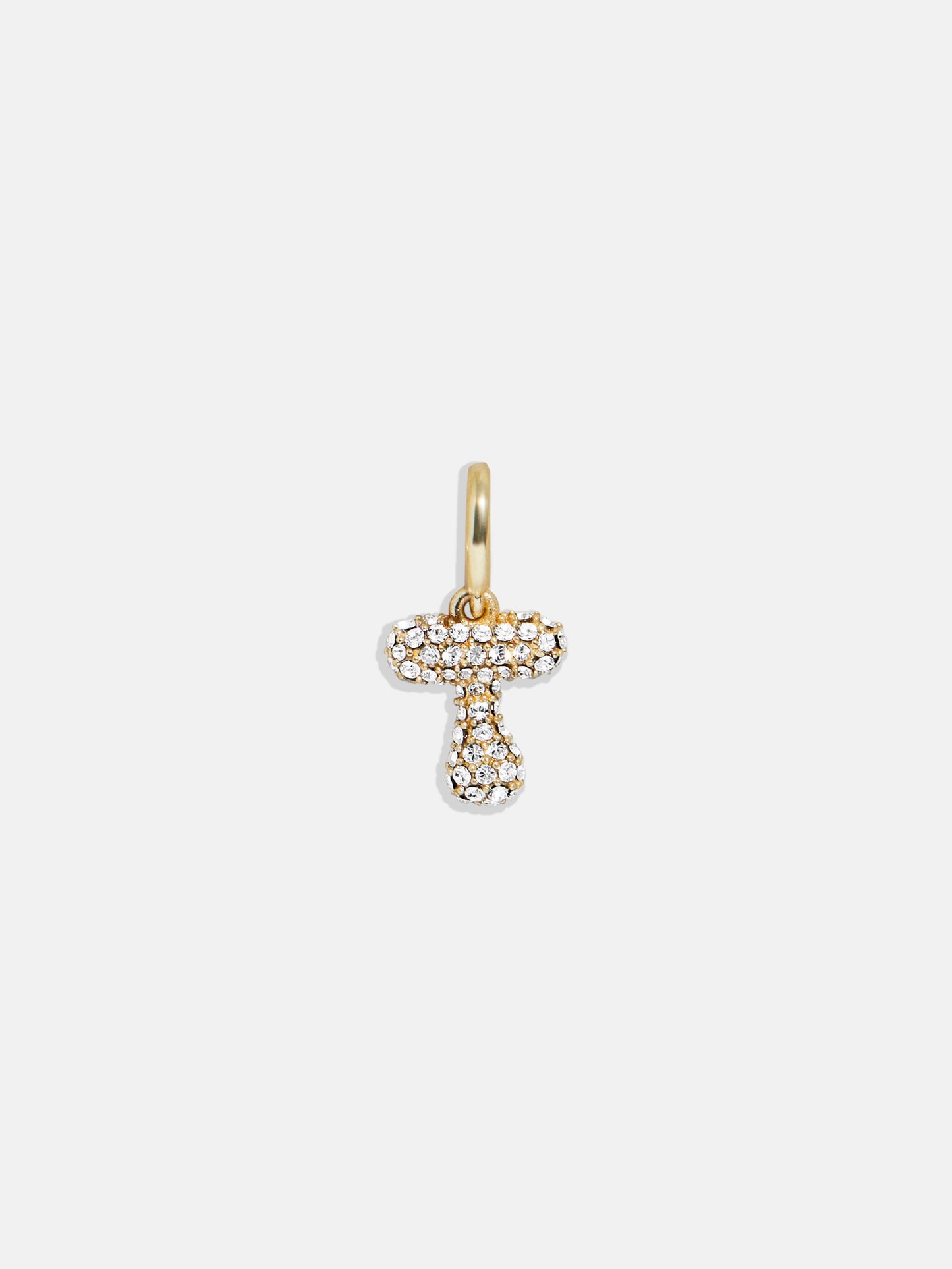Pavé Bubble Initial Cluster Charm - T