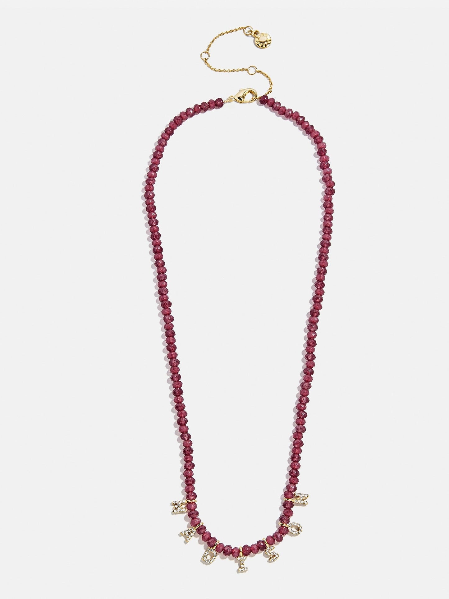 Mini Semi-Precious Custom Necklace - Red Jasper