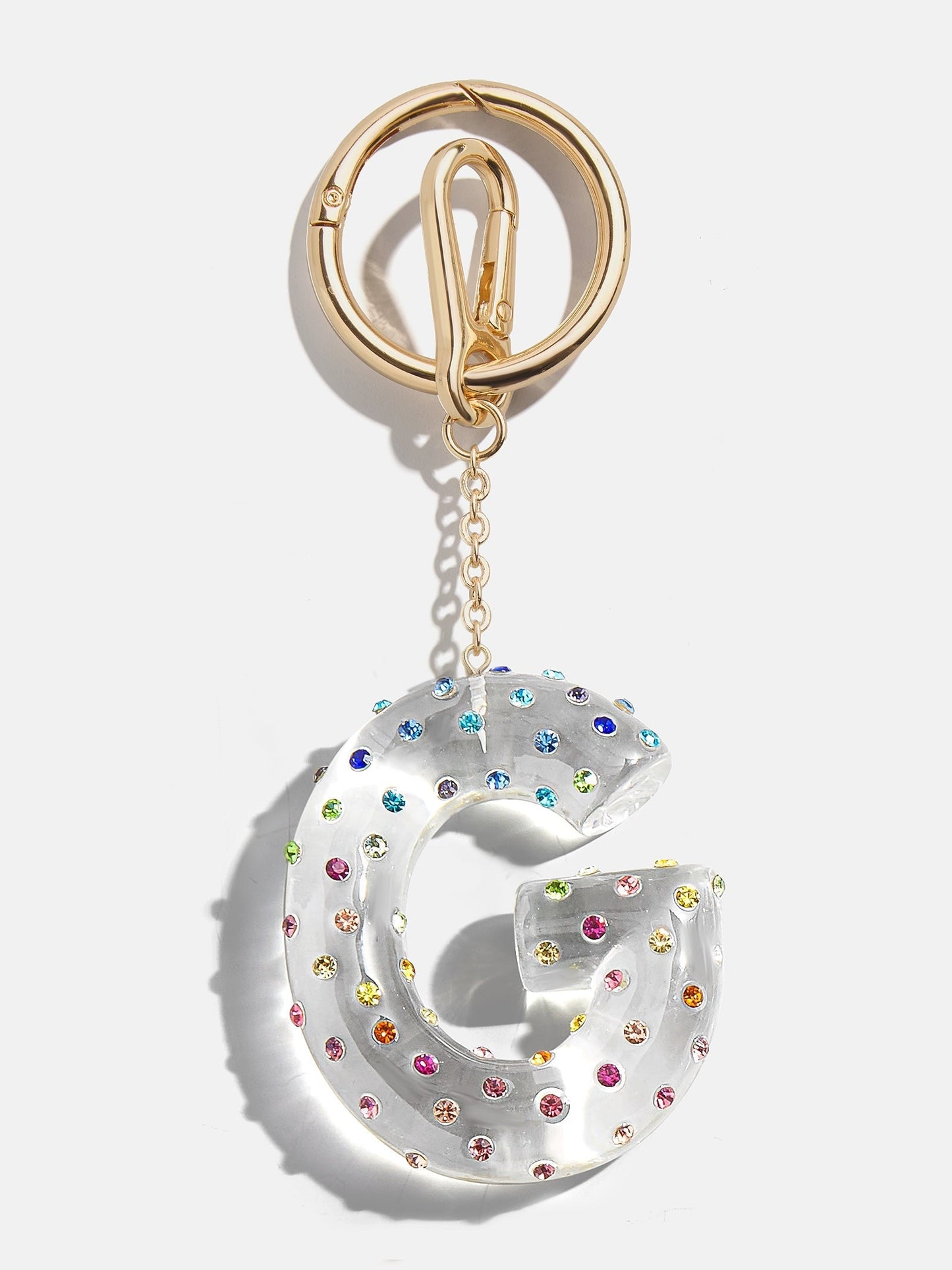 Confetti Initial Bag Charm - Multi