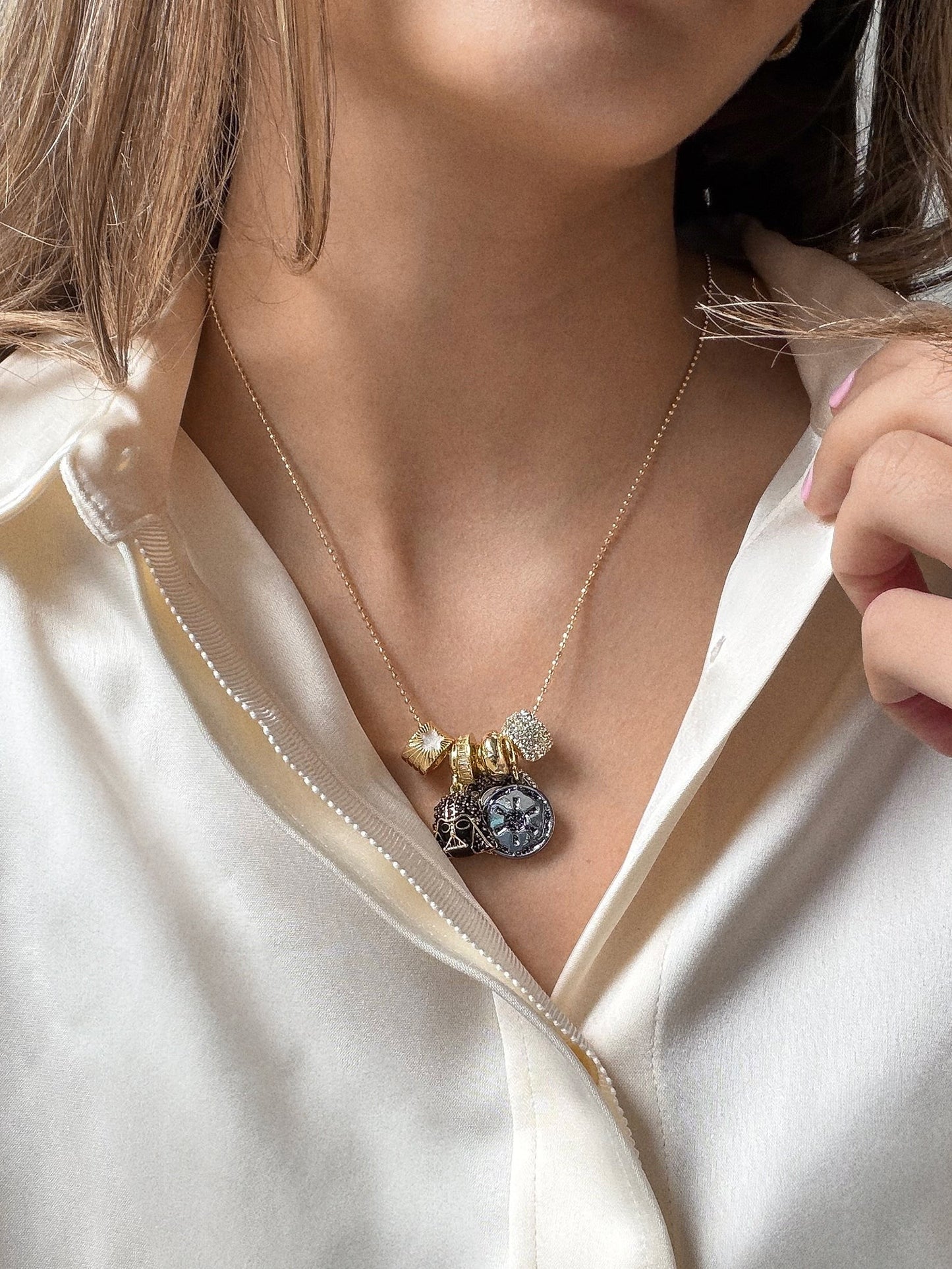STAR WARSTM Darth VaderTM Charm Necklace - Darth Vader
