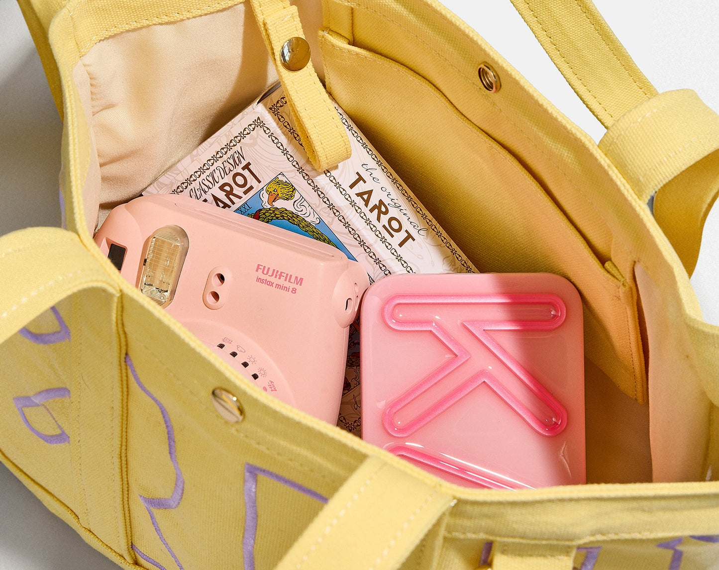 Solid Custom Alpha Tote - Butter Yellow