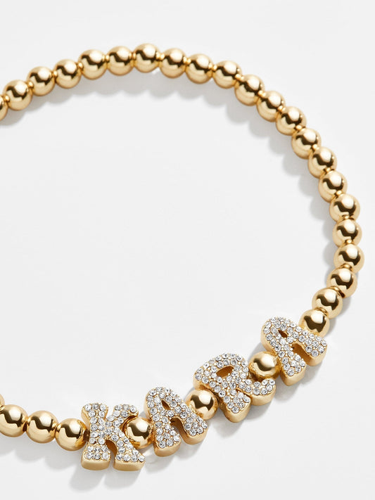Pisa Custom Bracelet - Gold/Pavé
