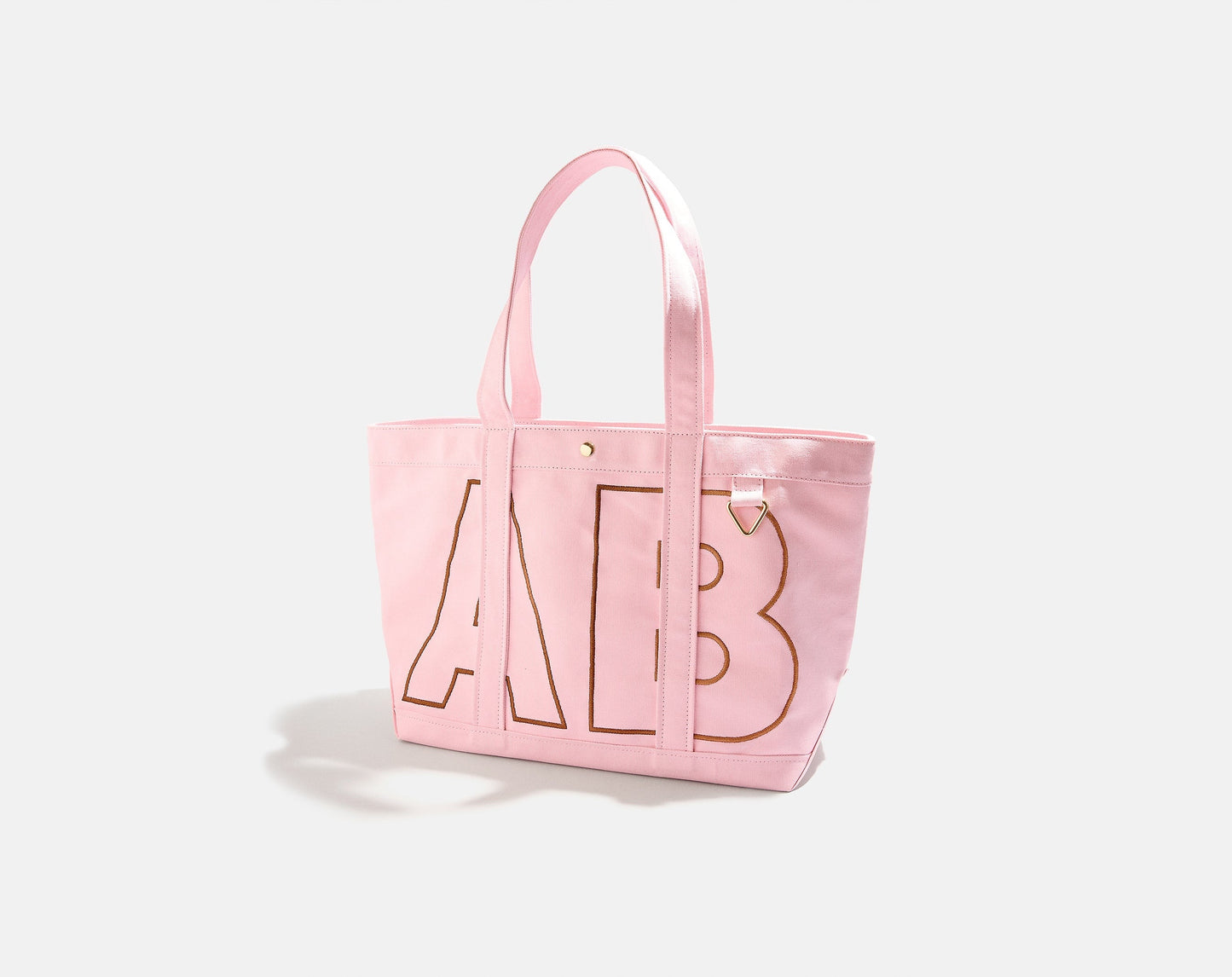 Solid Custom Alpha Tote - Soft Pink