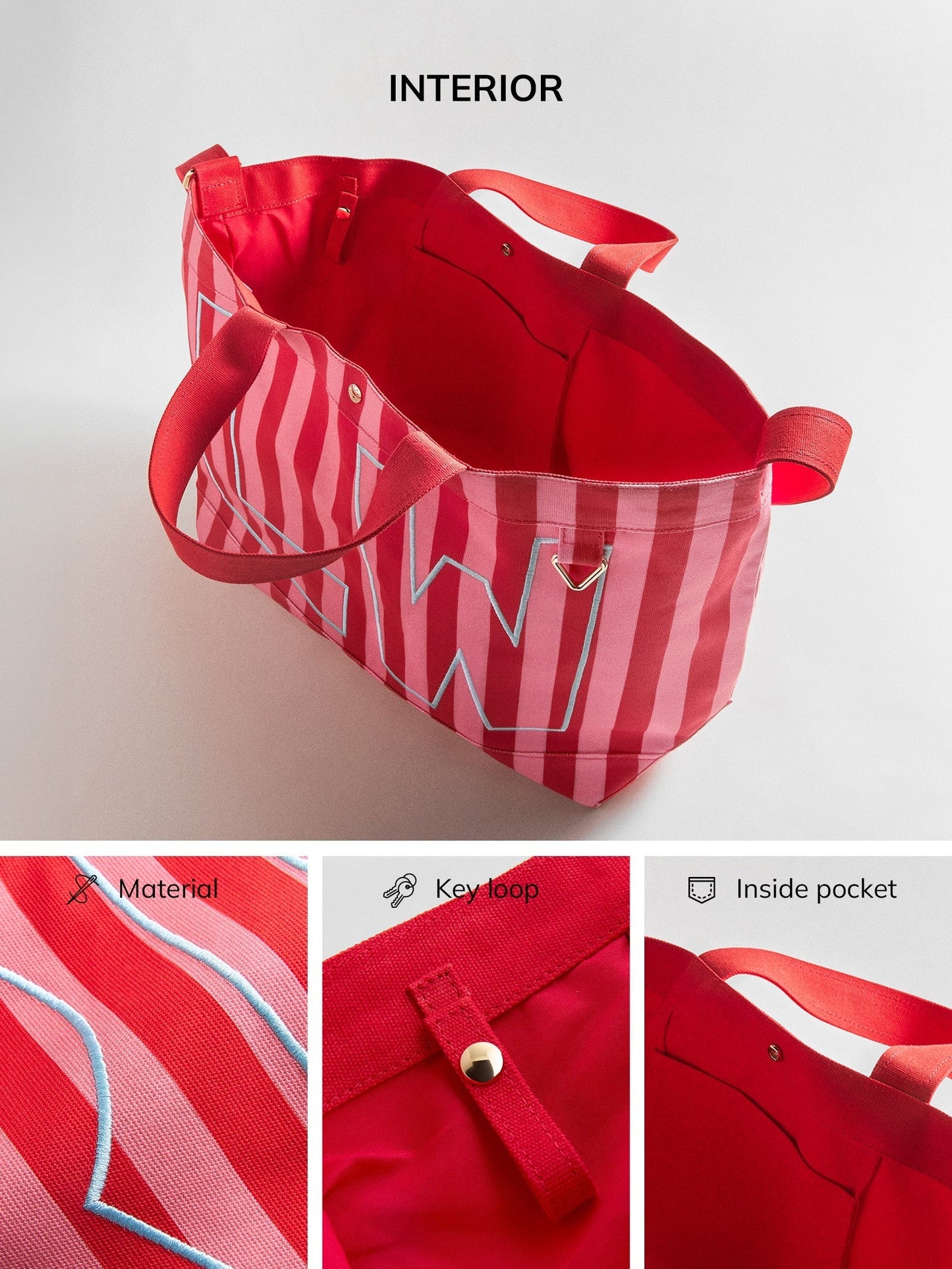 Striped Custom Alpha Tote - Custom Regatta