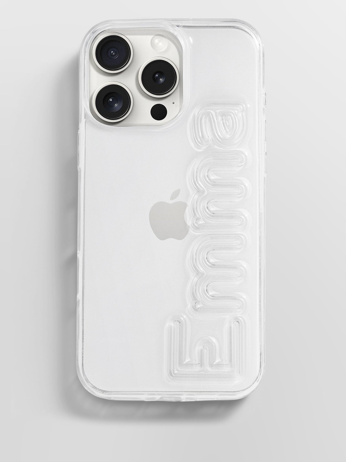 Fine Line Custom iPhone Case - Clear/Clear