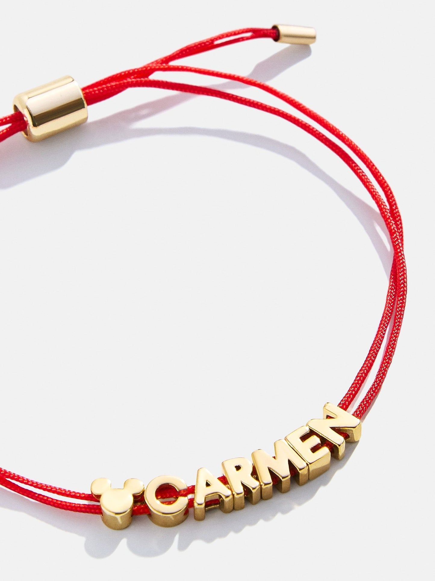 Disney Mickey Mouse Custom Cord Bracelet - Red