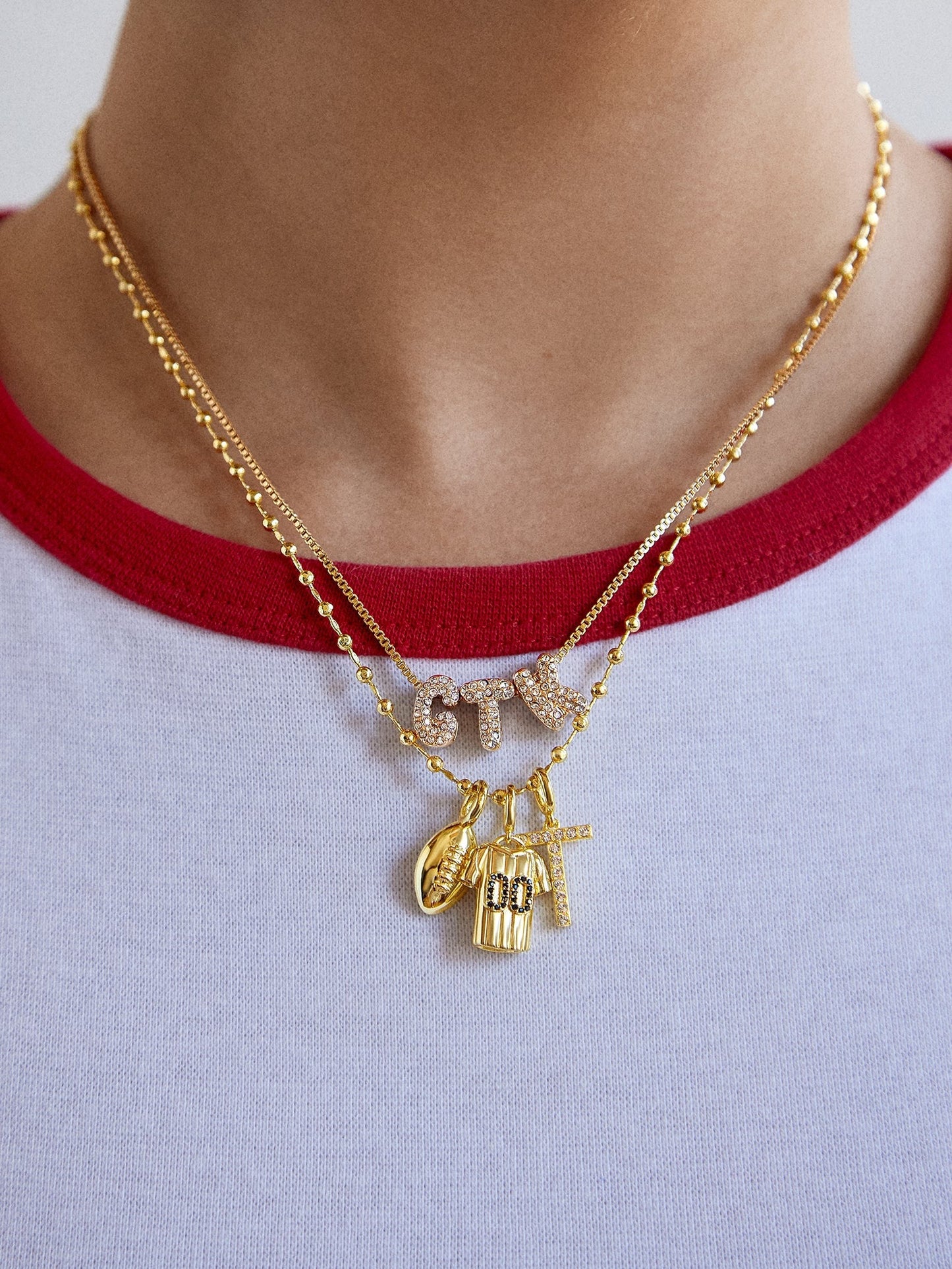 Jersey Custom Cluster Charm - Jersey
