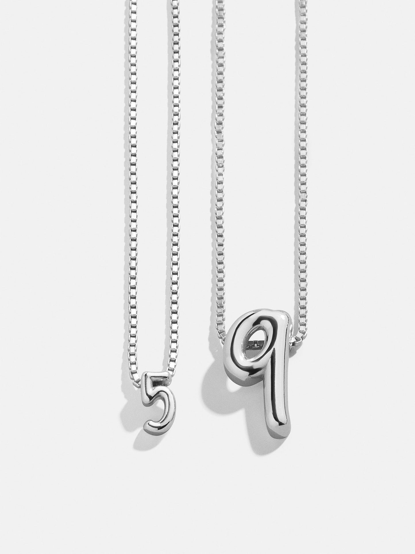 Lucky Number Bubble Necklace - Single Digit