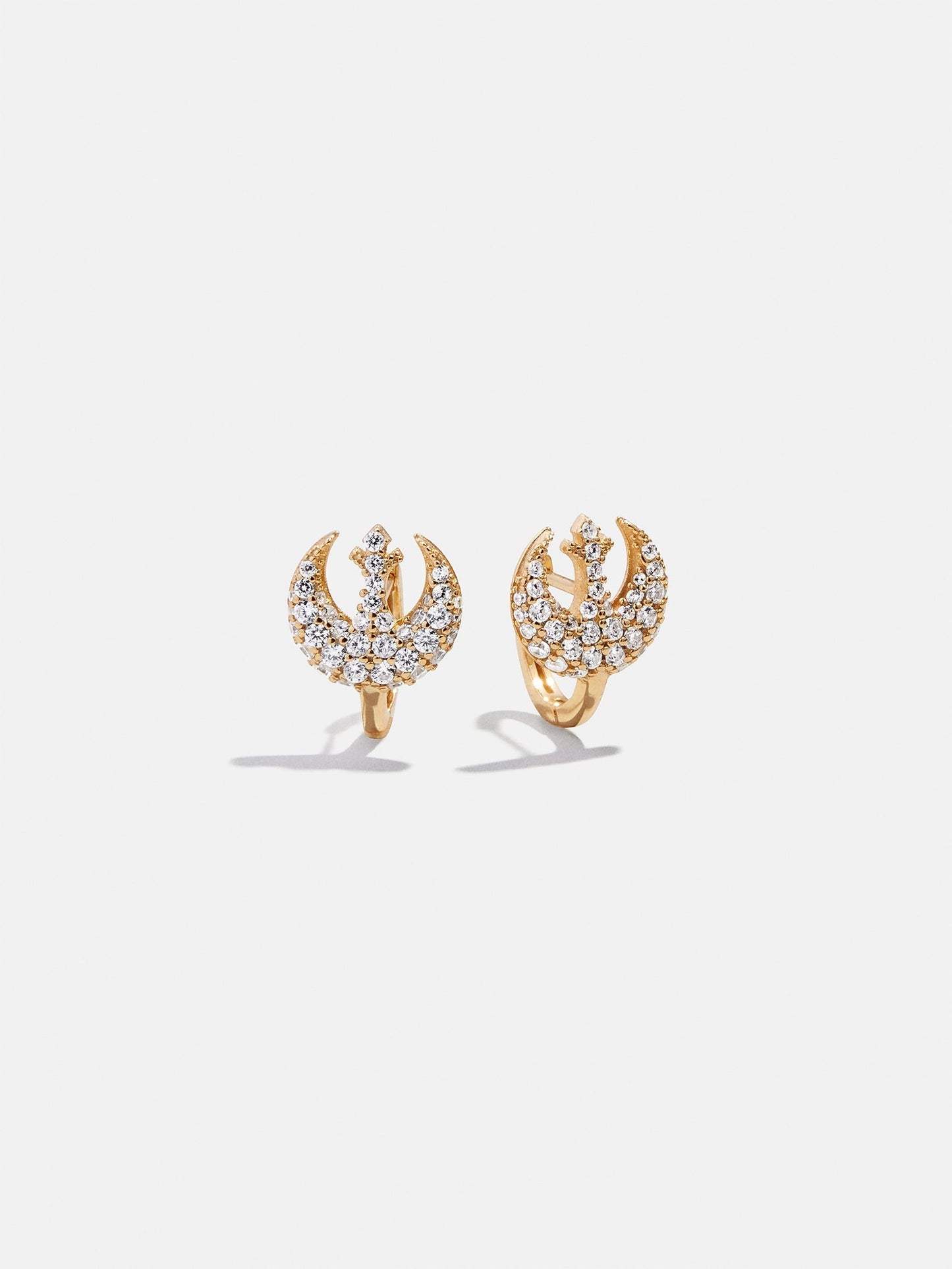 STAR WARSTM Rebel Alliance 14K Gold Plated Sterling Silver Earrings - Rebel Alliance