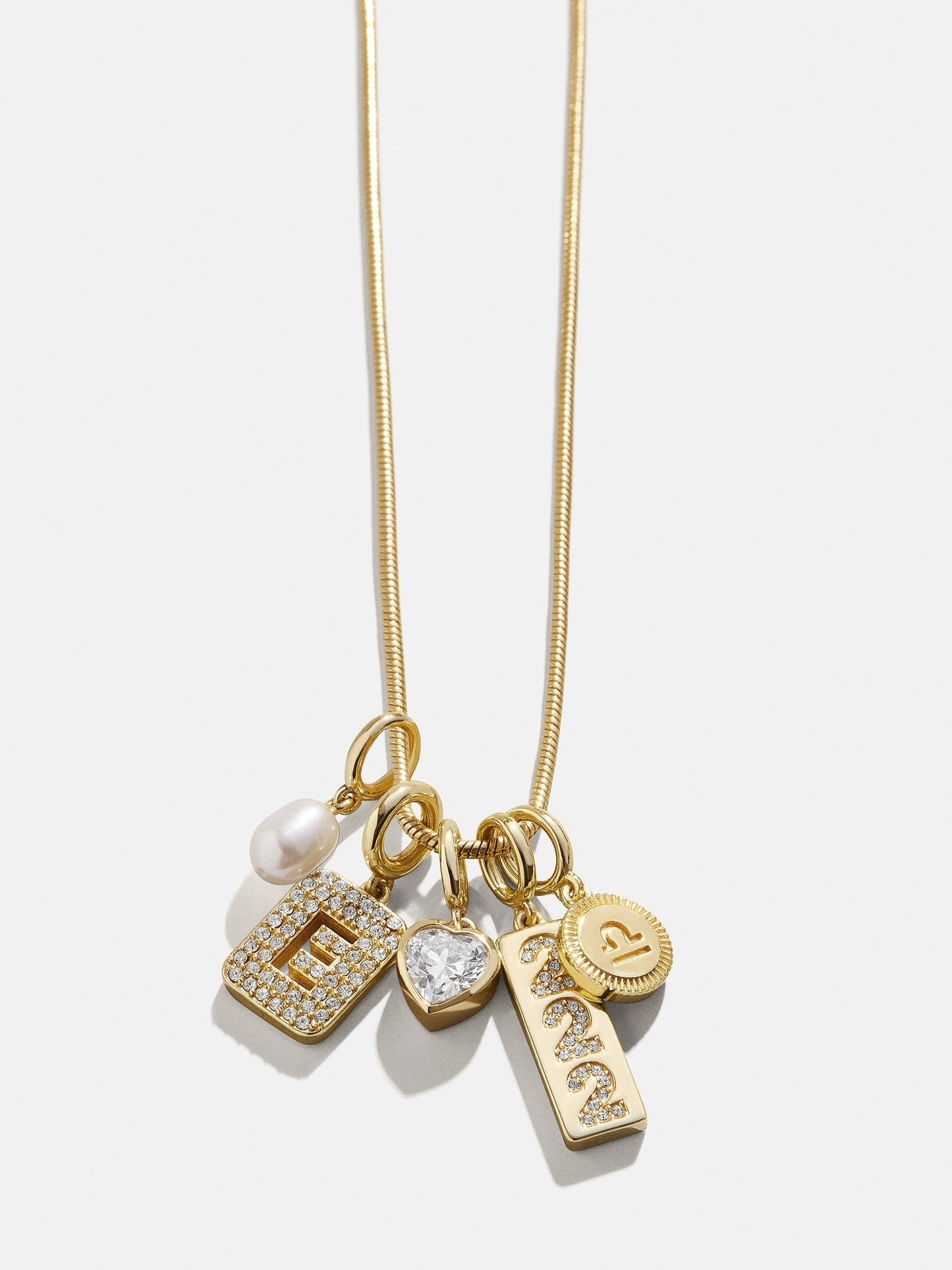 Block Pavé Initial Cluster Charm - Z