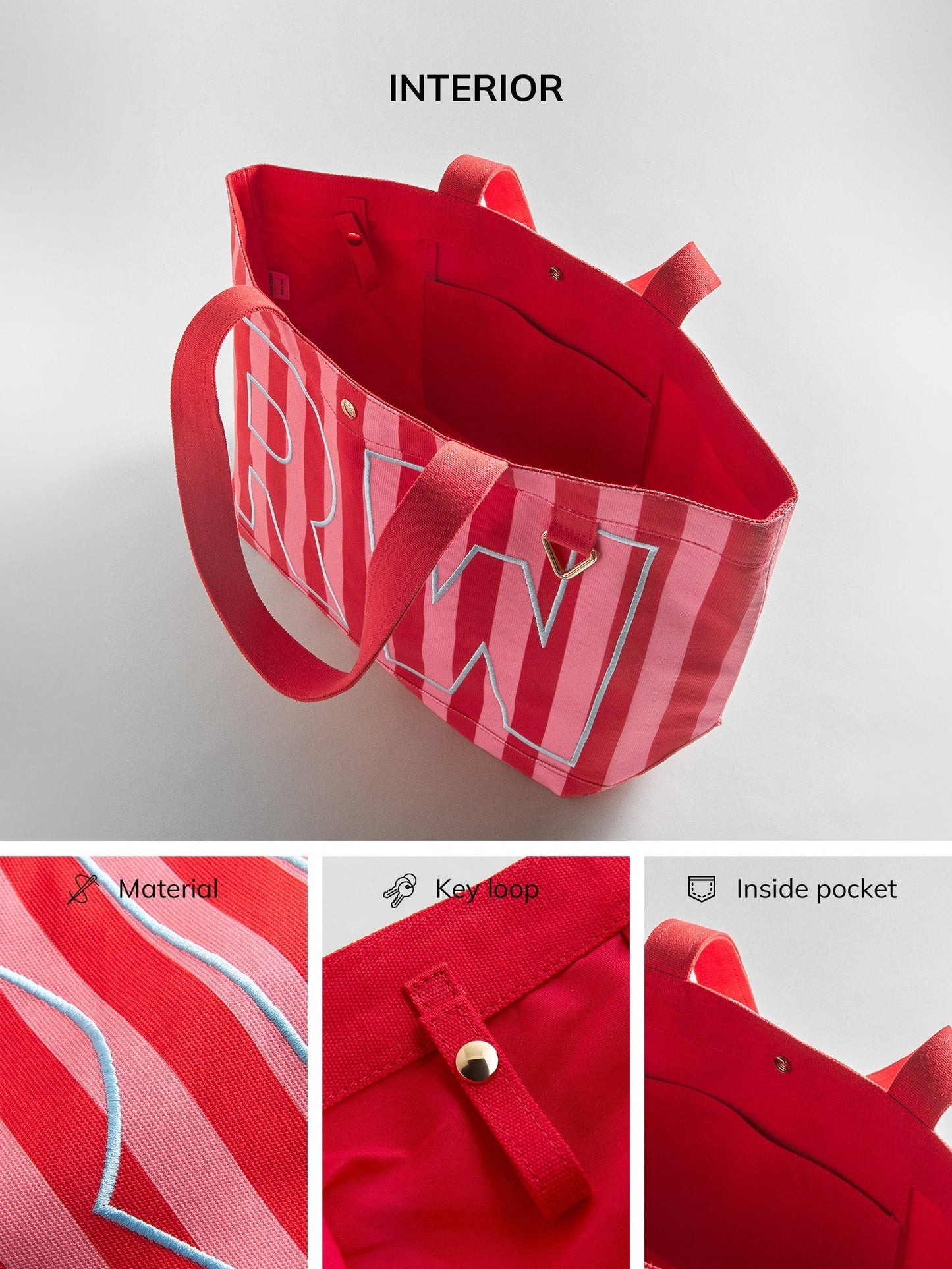 Striped Custom Alpha Tote - Custom Rugby
