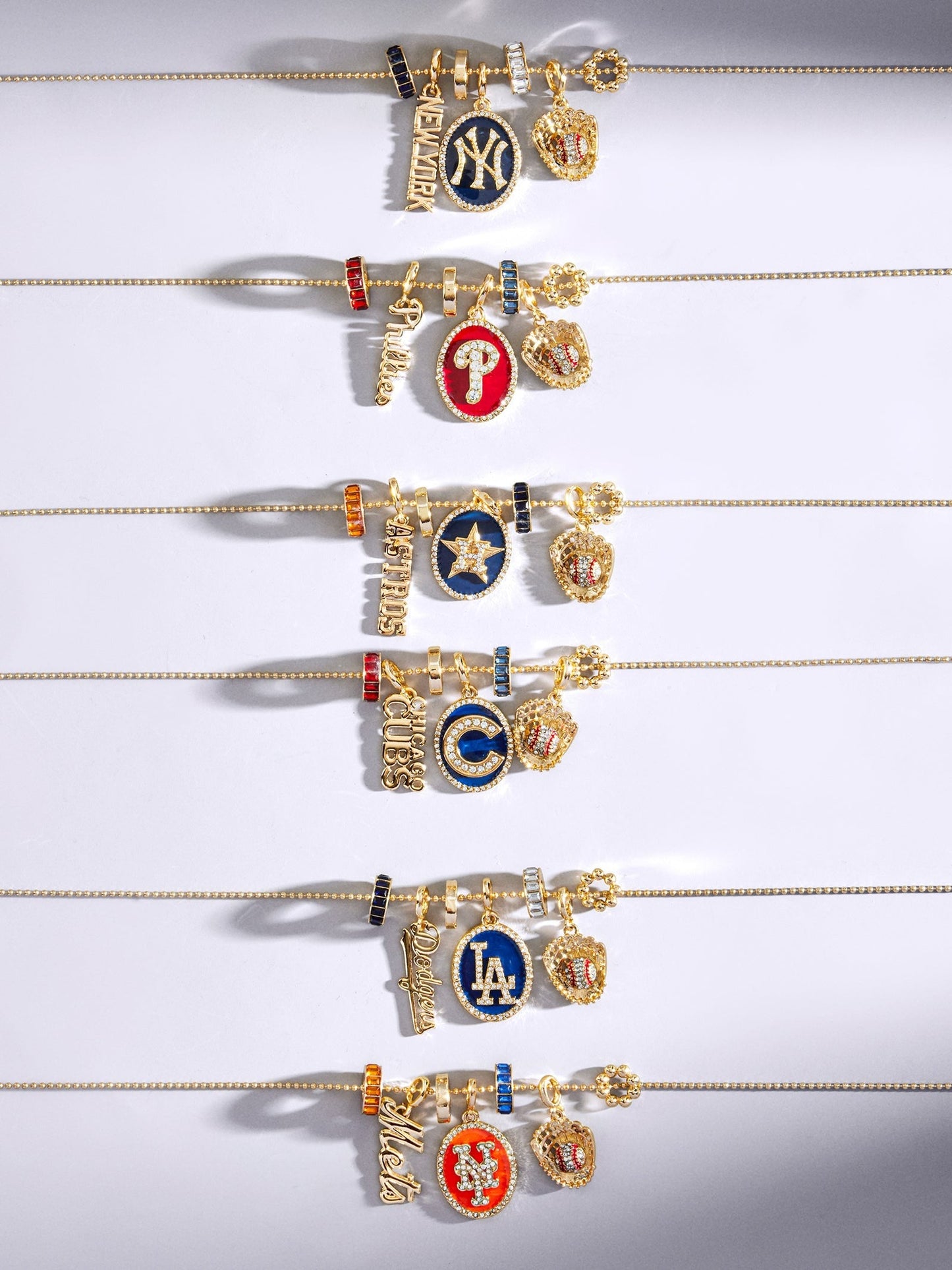 MLB Charm Necklace - New York Yankees
