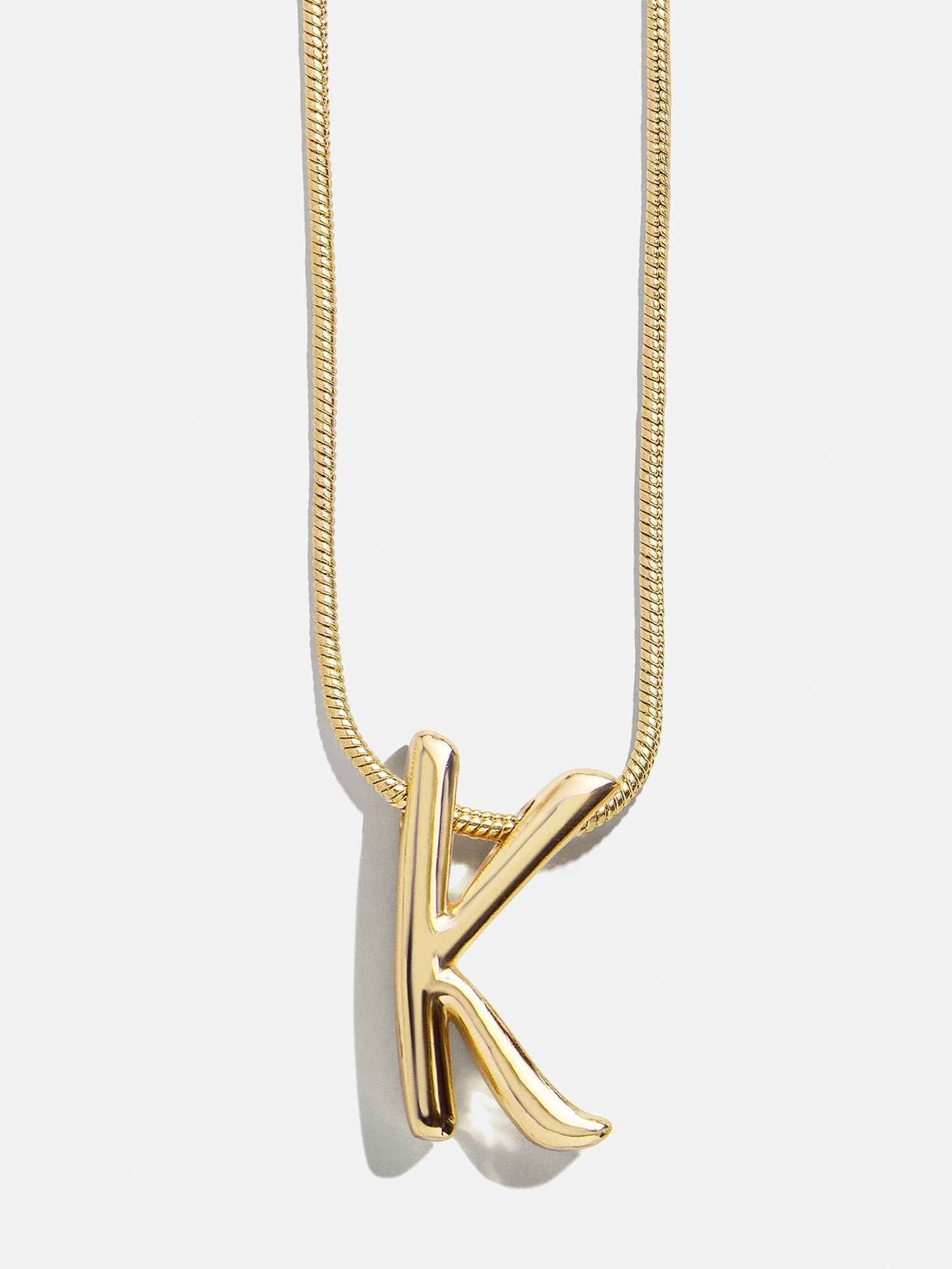 Classic Script Initial Necklace - Classic Script