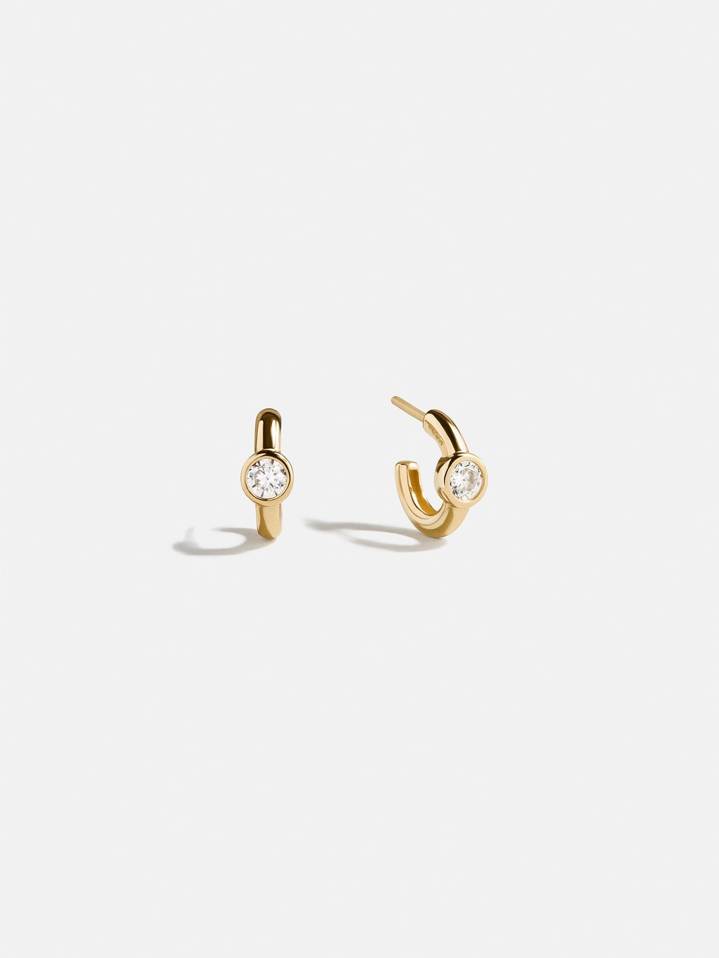 Dawn 14K Gold Earrings - Gold/Pavé