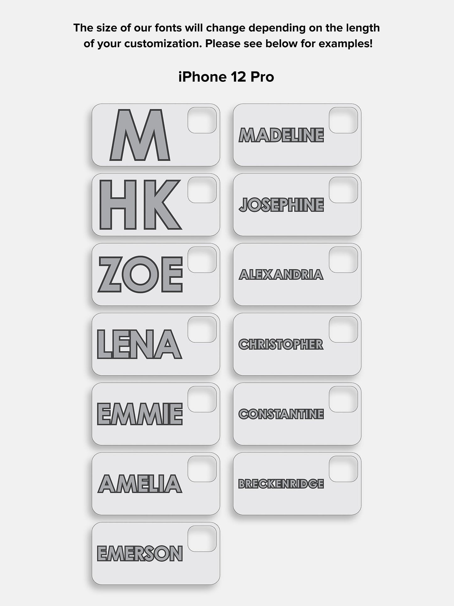 Block Font Custom iPhone Case - Green/Light Pink