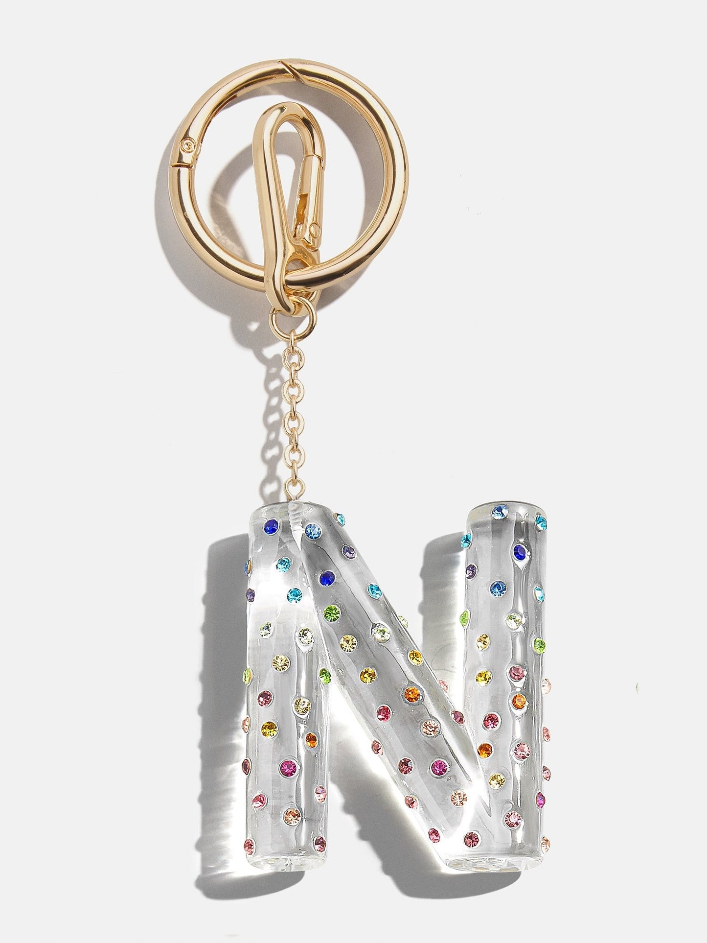 Confetti Initial Bag Charm - Multi