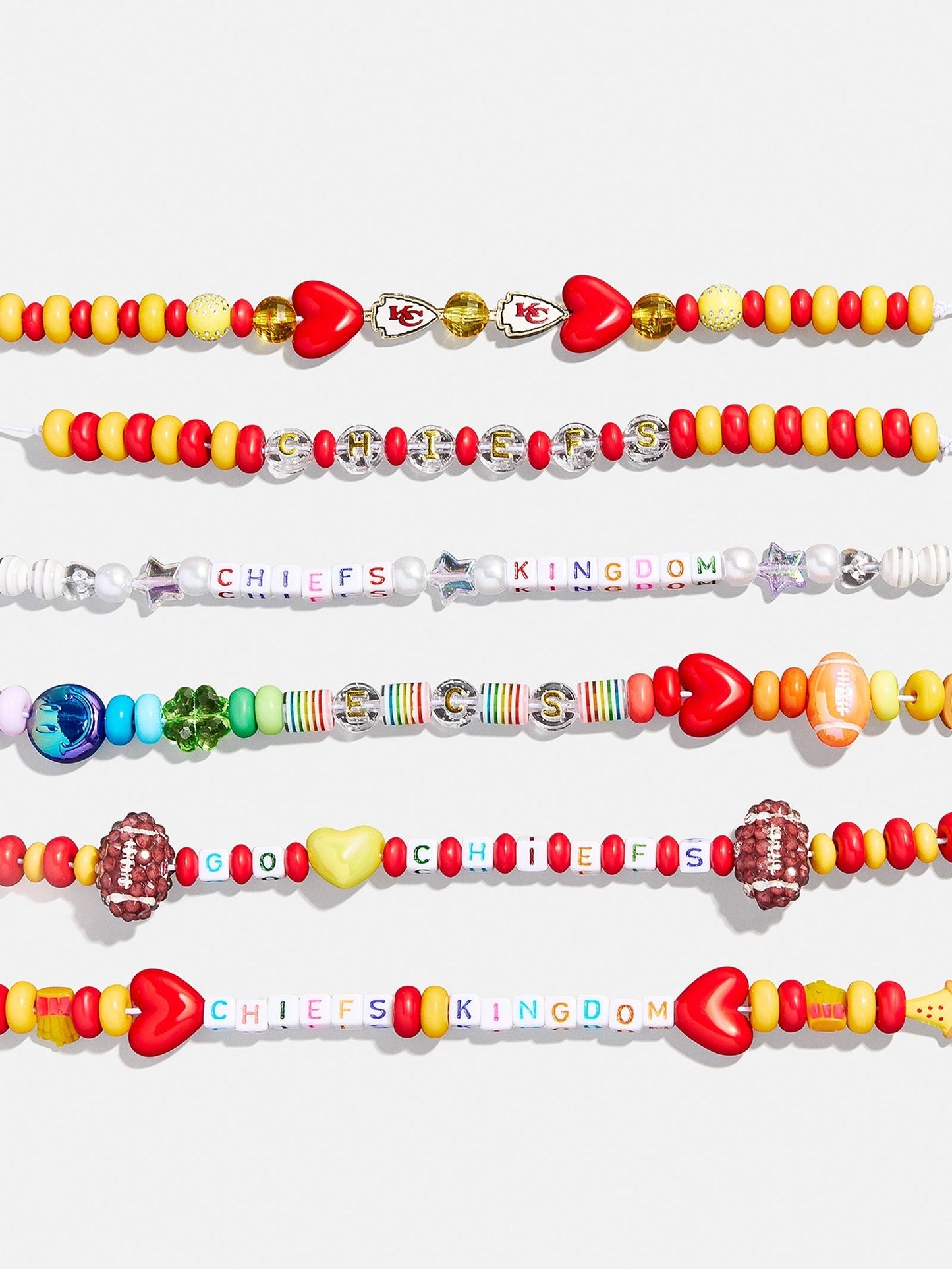 NFL Bracelet Bead Kit - Kansas City Chiefs