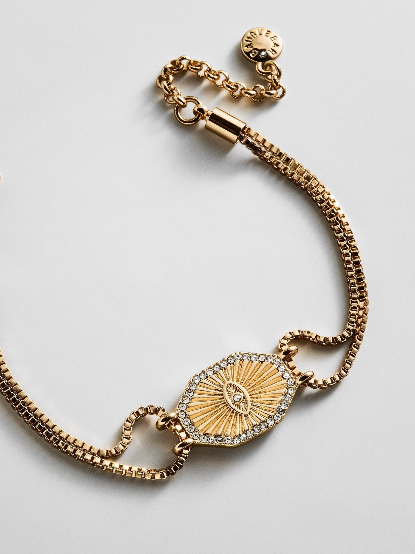 Evil Eye Reversible Bracelet - Gold/Turquoise
