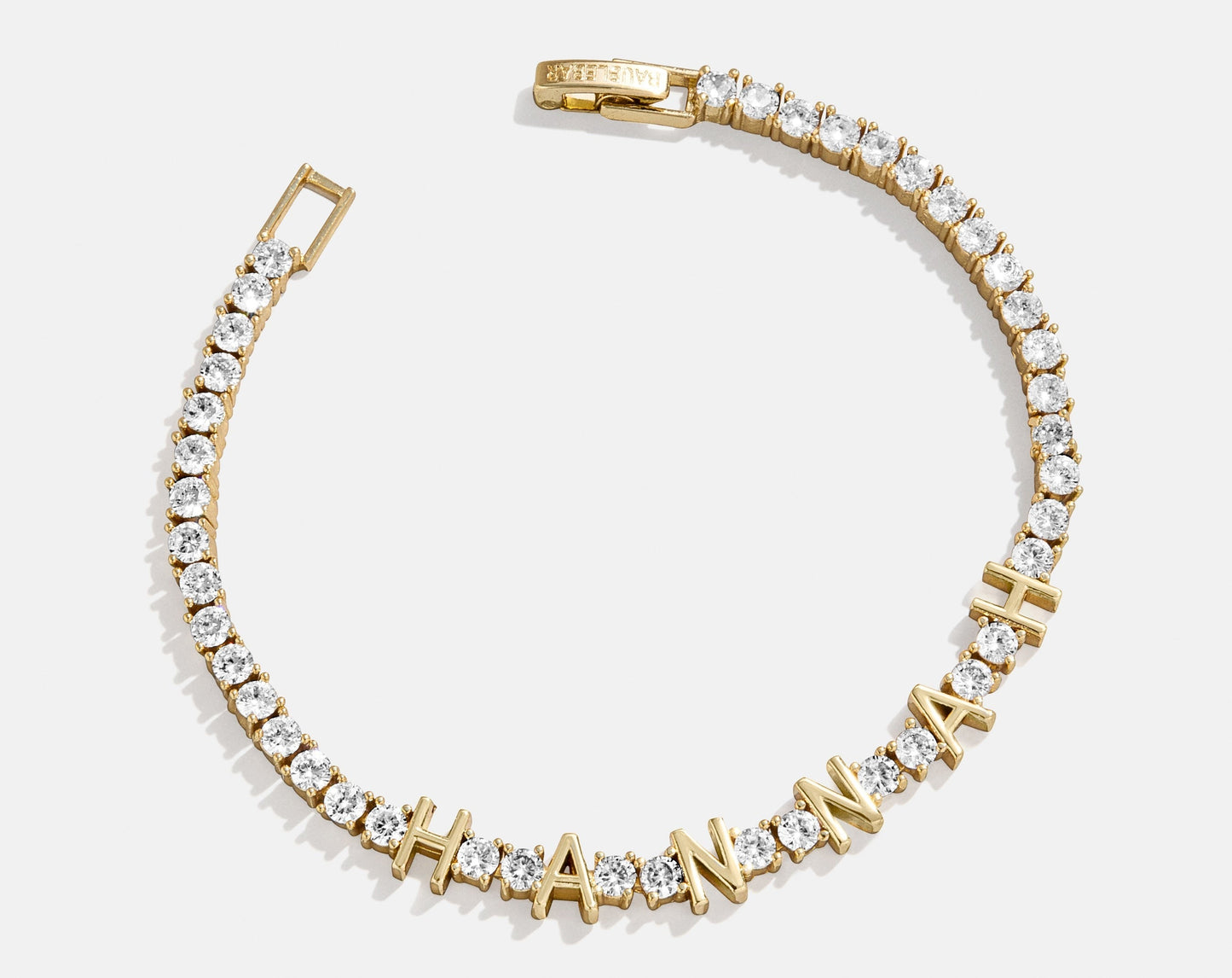 Custom Tennis Bracelet - Gold/Pavé