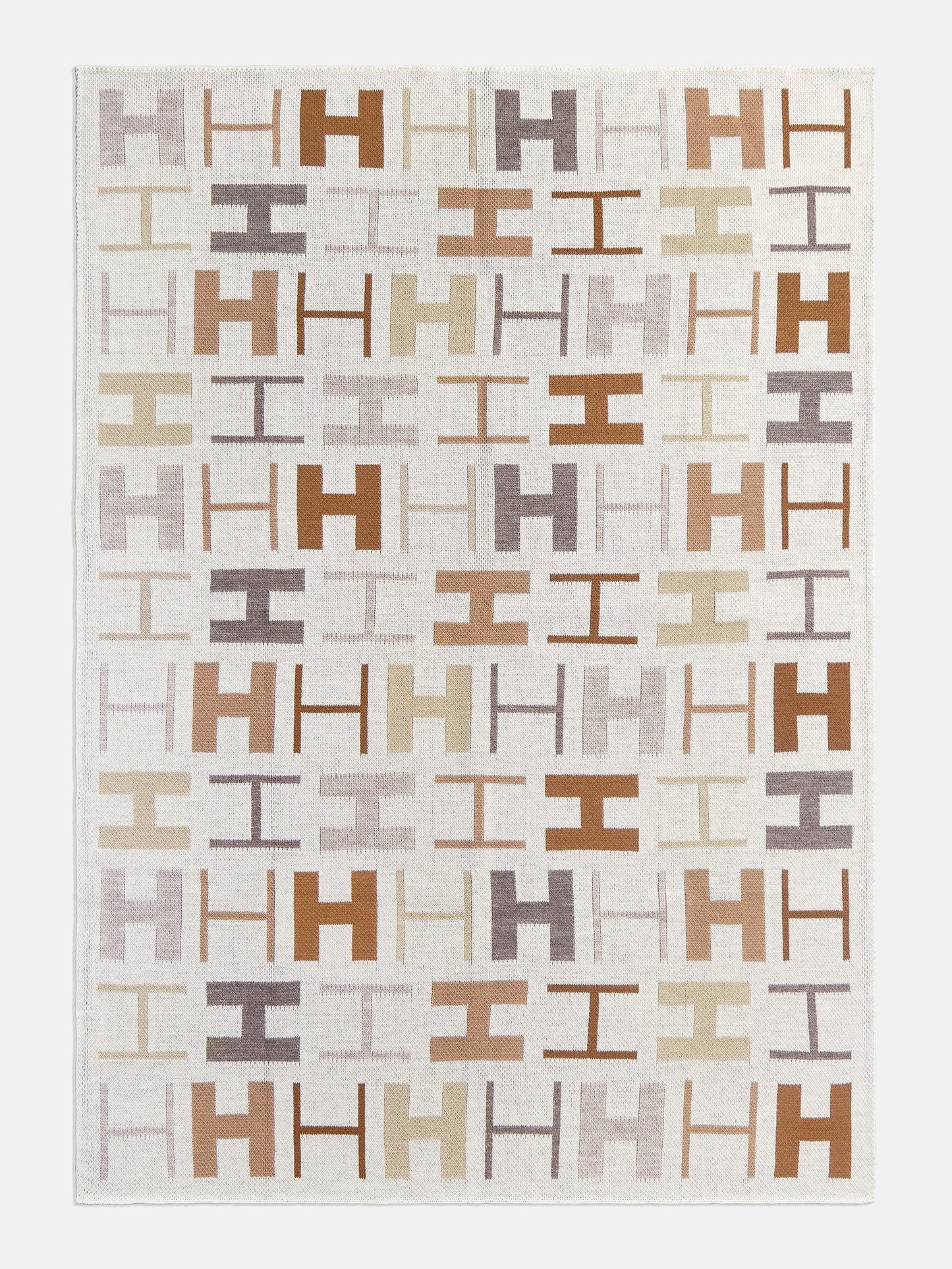 Upside Down & All Around Custom Blanket - White/Tan