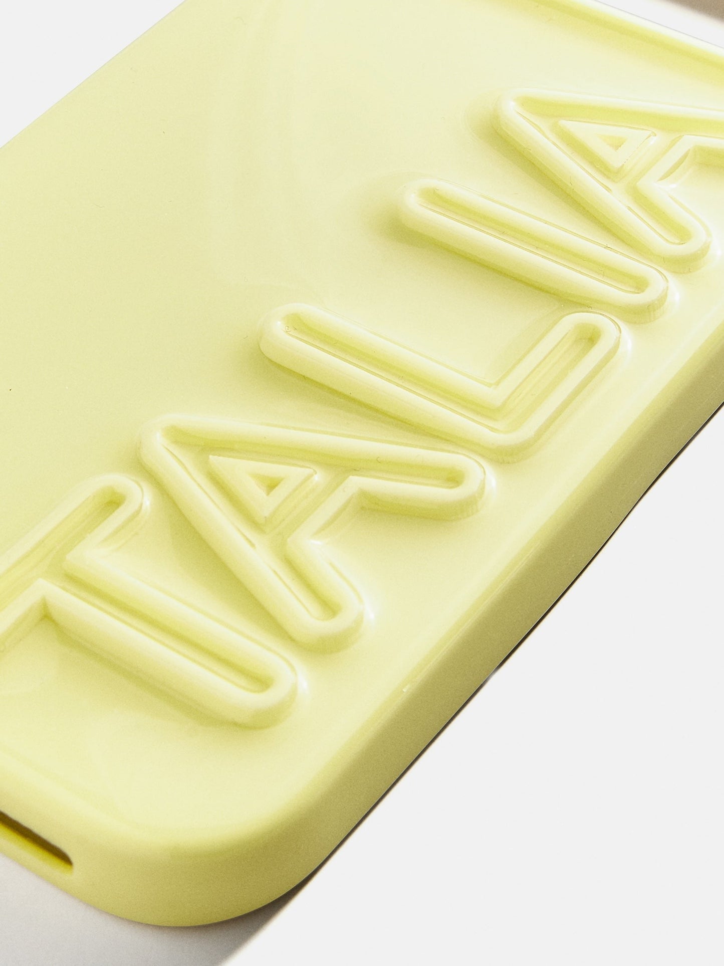 Fine Line Custom iPhone Case - Light Yellow/Light Yellow