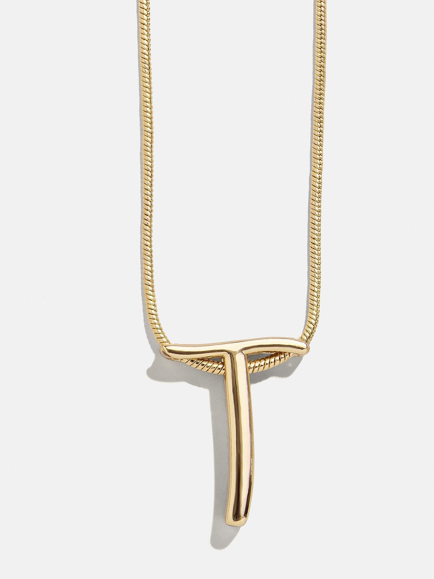 Classic Script Initial Necklace - Classic Script