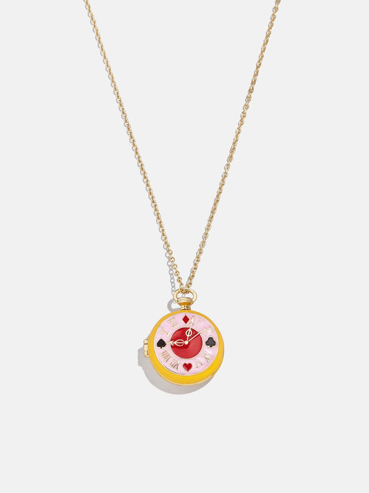 Disney Alice in Wonderland Locket - Gold/Multi